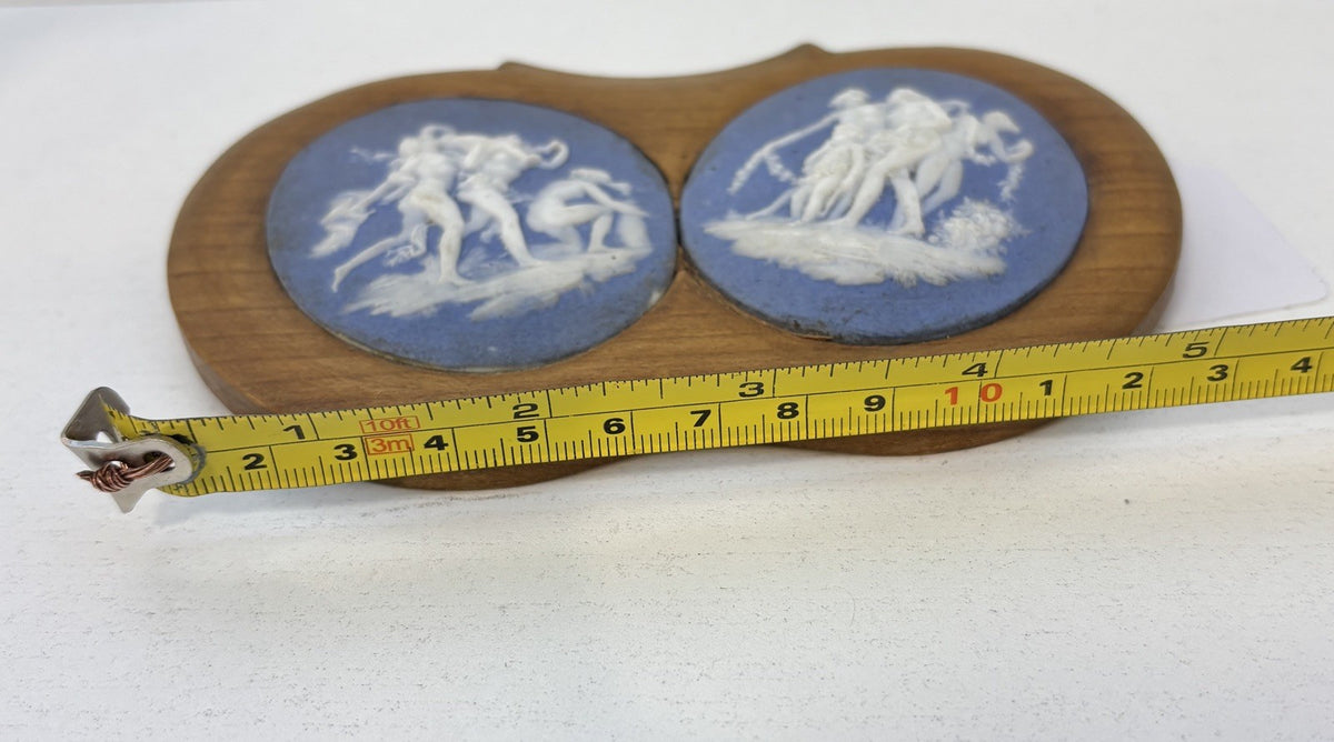 Small Vintage Wedgwood Cobalt On A Frame Made In England 3.7”inches tall