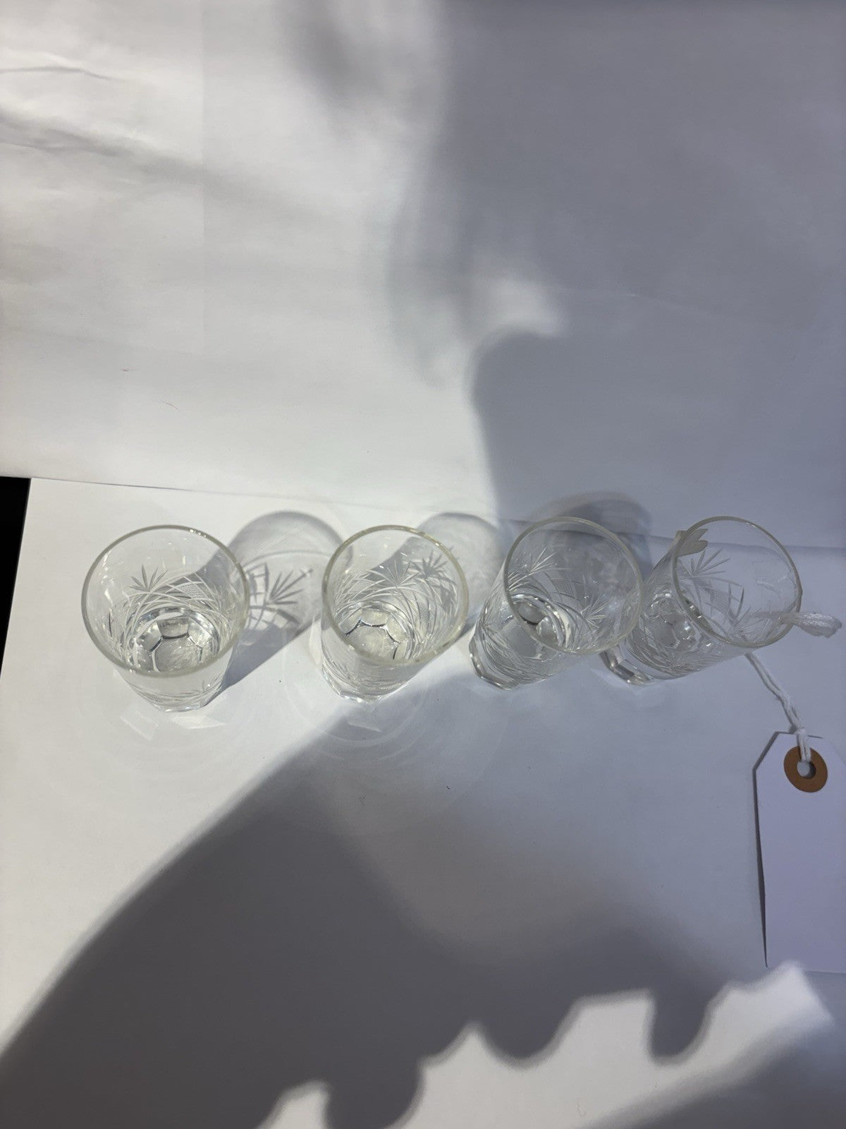 Vintage High Class Crystal TKM TOKYO Made In Japan Set Of 4