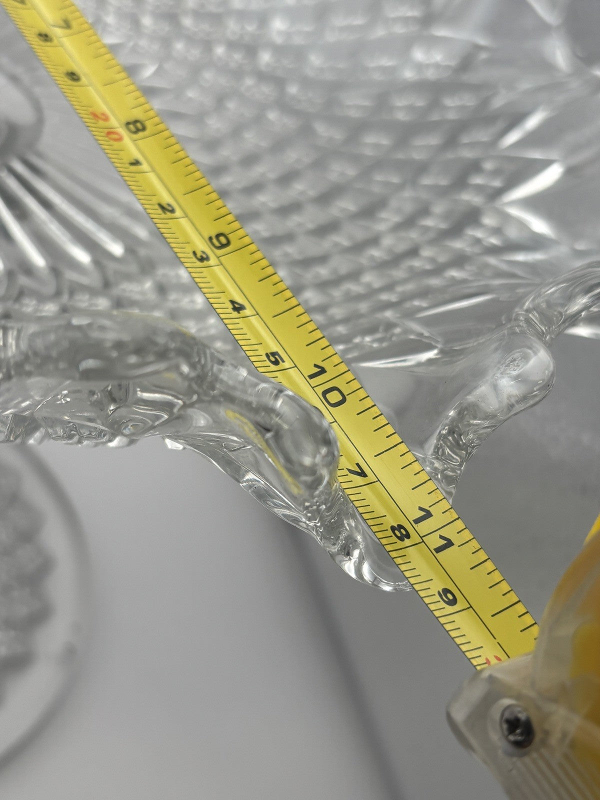Wonderful glass pedestal bowl Center Piece