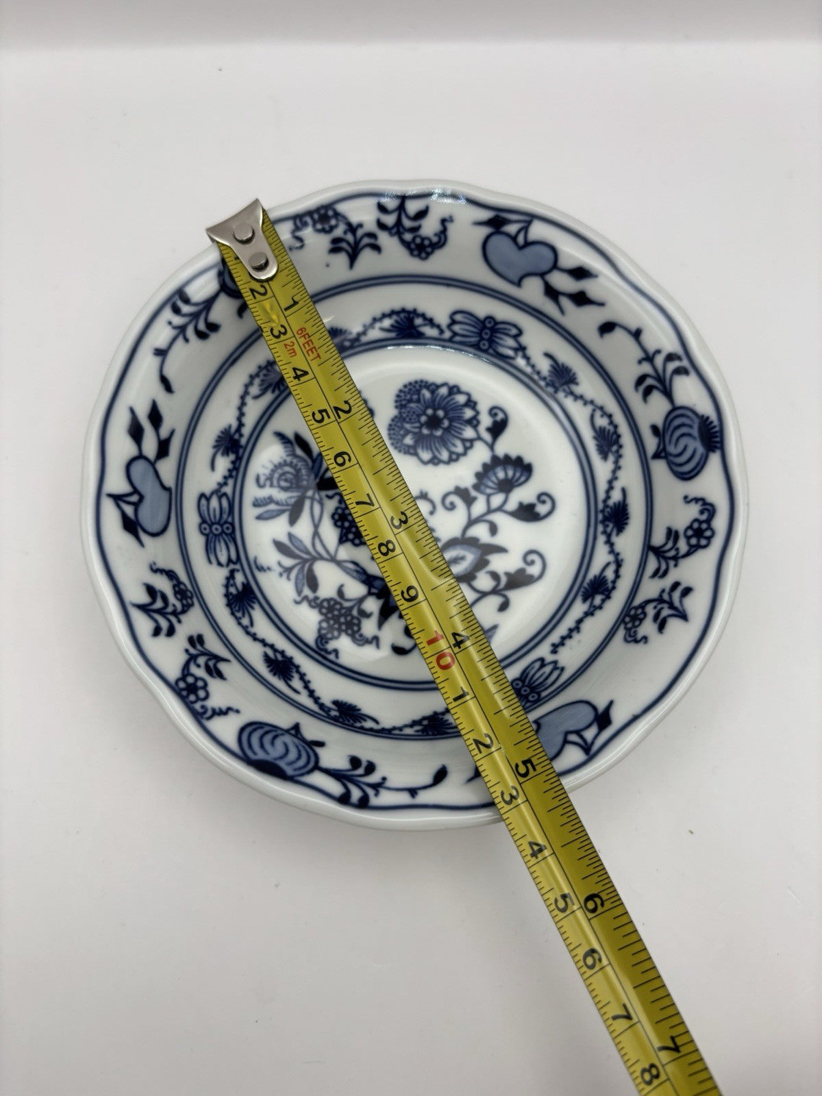 Blue Design, Scalloped , Blue Onion by Zwiebelmuster Discontinued.