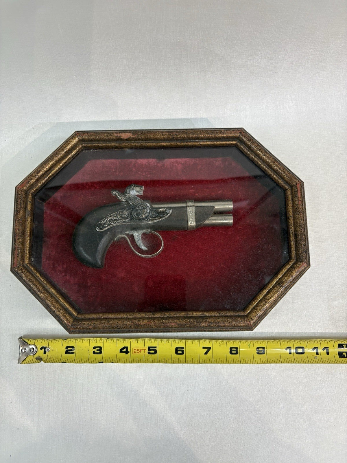 French double-barreled flintlock pocket pistol The Mid-18th Century Decoration