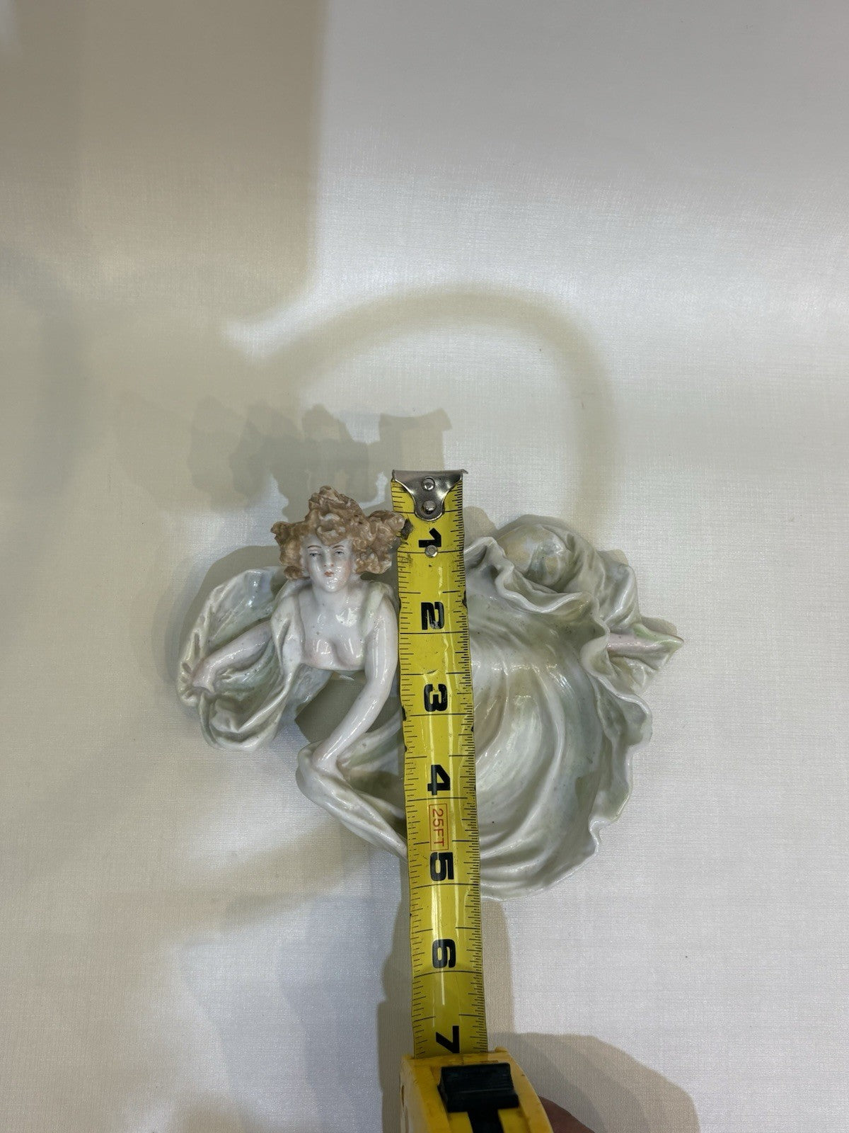 Dresser Bowl Vase Art Nouveau Porcelain Figurine Woman