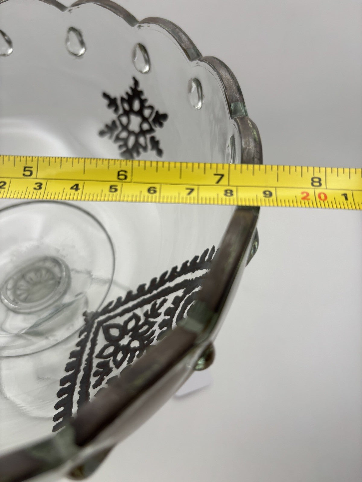 vintage fruit bowl serving Bowl, glass Bowl