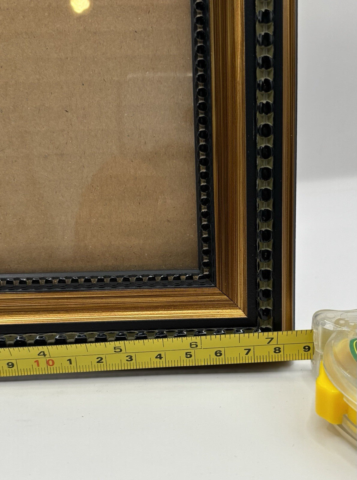 Gold and Black Picture Frame Engraving Photo Frame 7x9 In 4x6