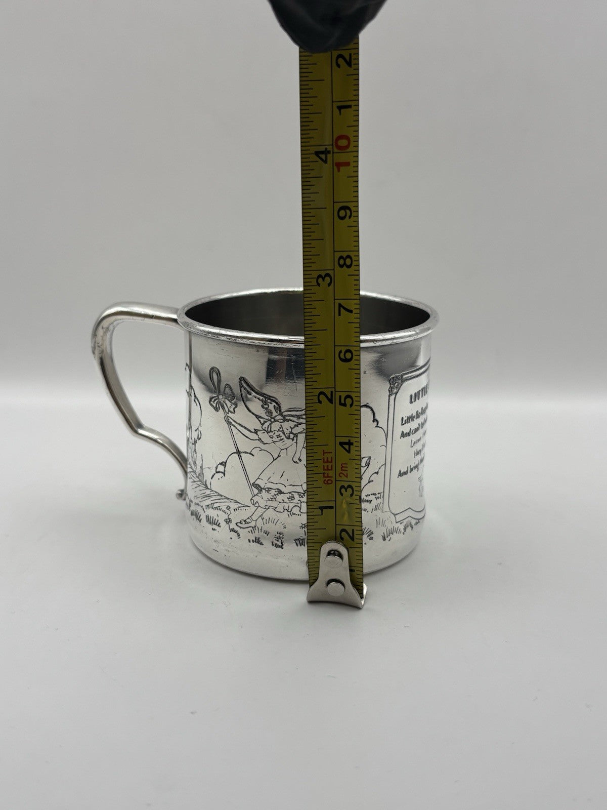 Wm. A. Rogers "Little Bo Peep" child's cup, 1900.silverplate, EPNS