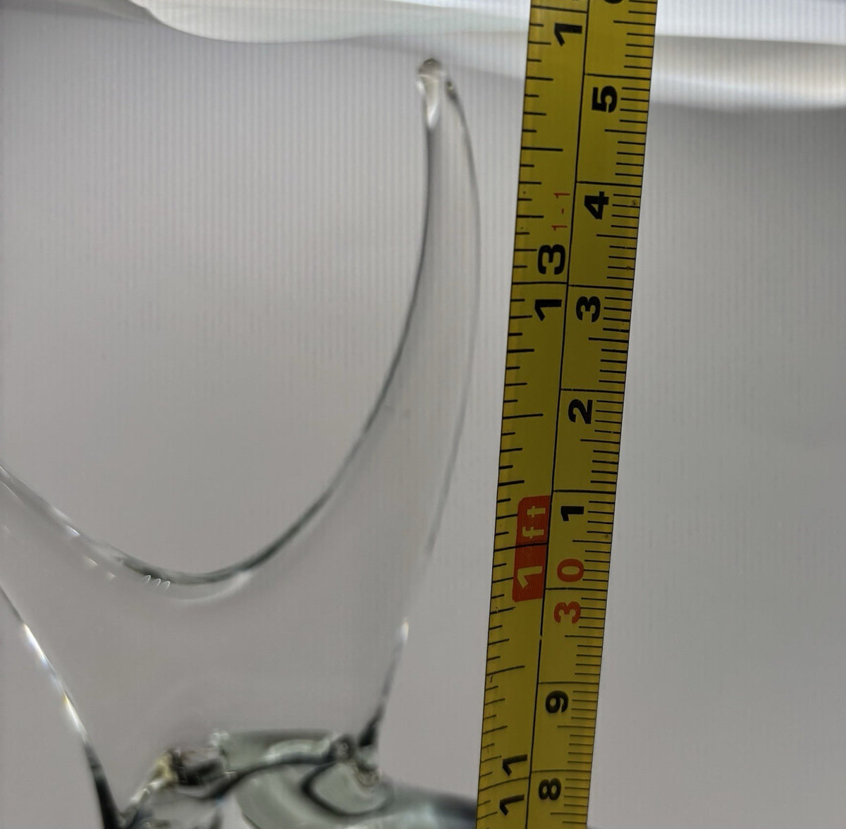 Murano Glass Fish Sculpture. 13.8 Inches Tall Hand Blown Glass Art Glass Italy