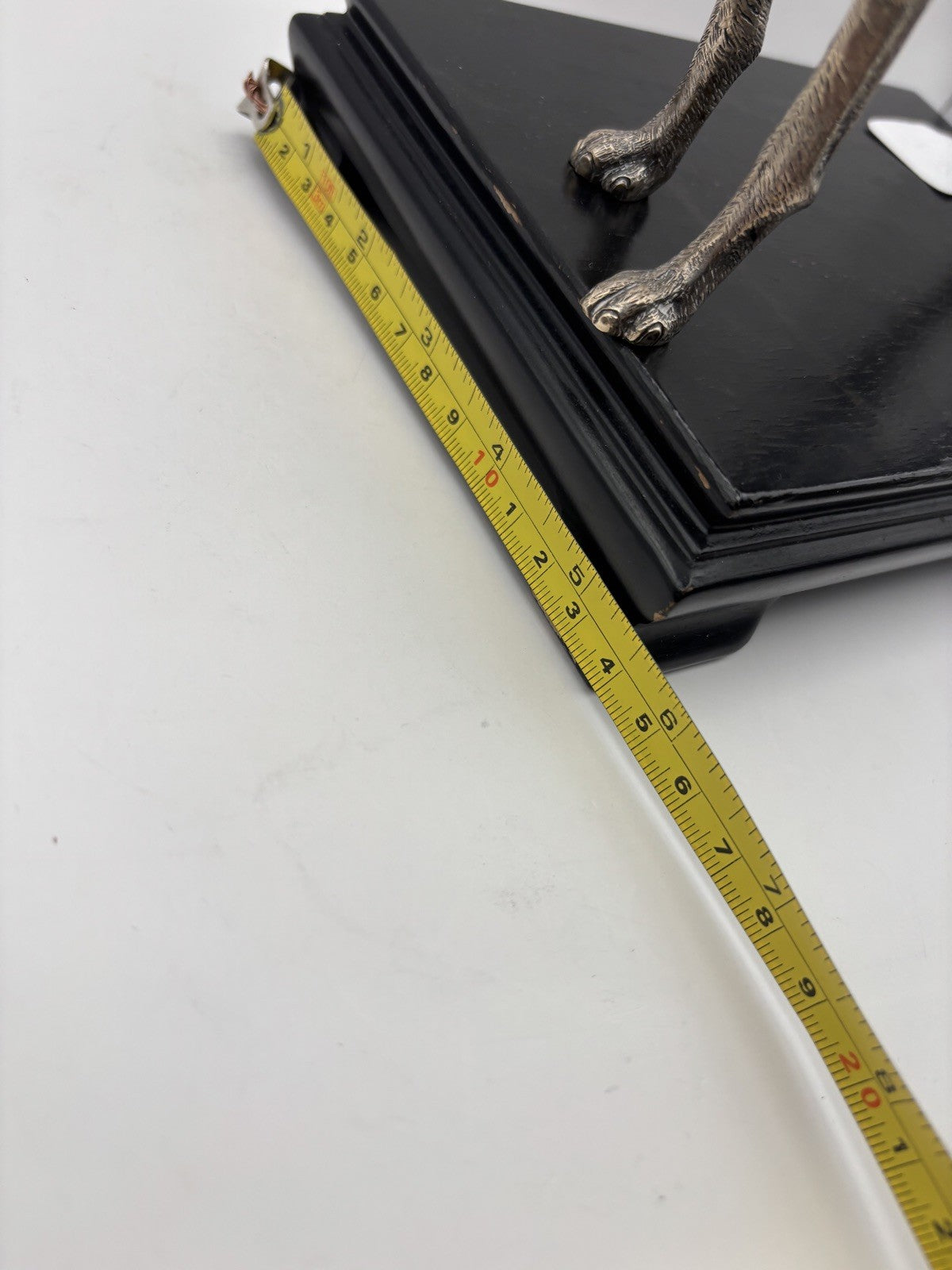 Vintage Greyhound Dog Silver Plated Art Deco Sculpture Figurine