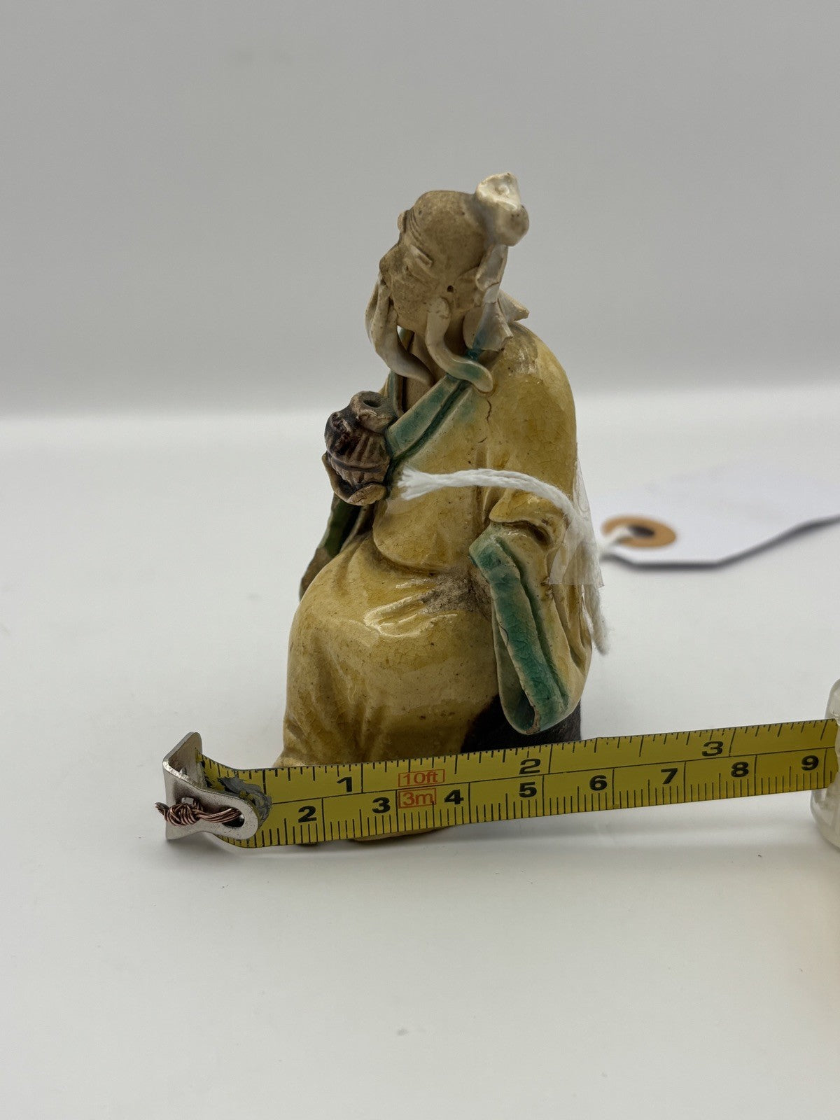 Vintage Chinese Mudman Collectible Figurine 3.7”