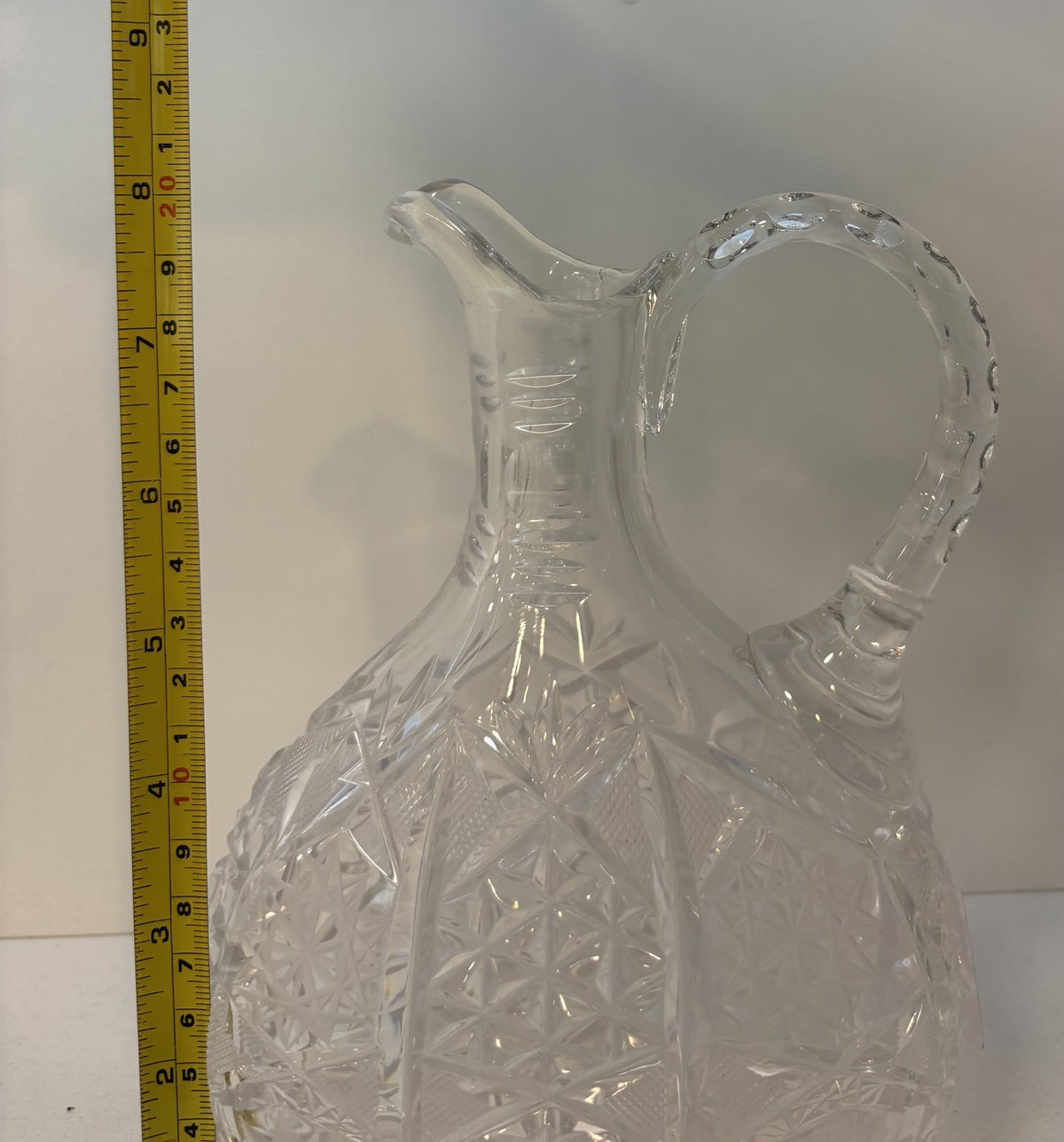Vintage Mid-Century Crystal Brilliant Cut Decanter