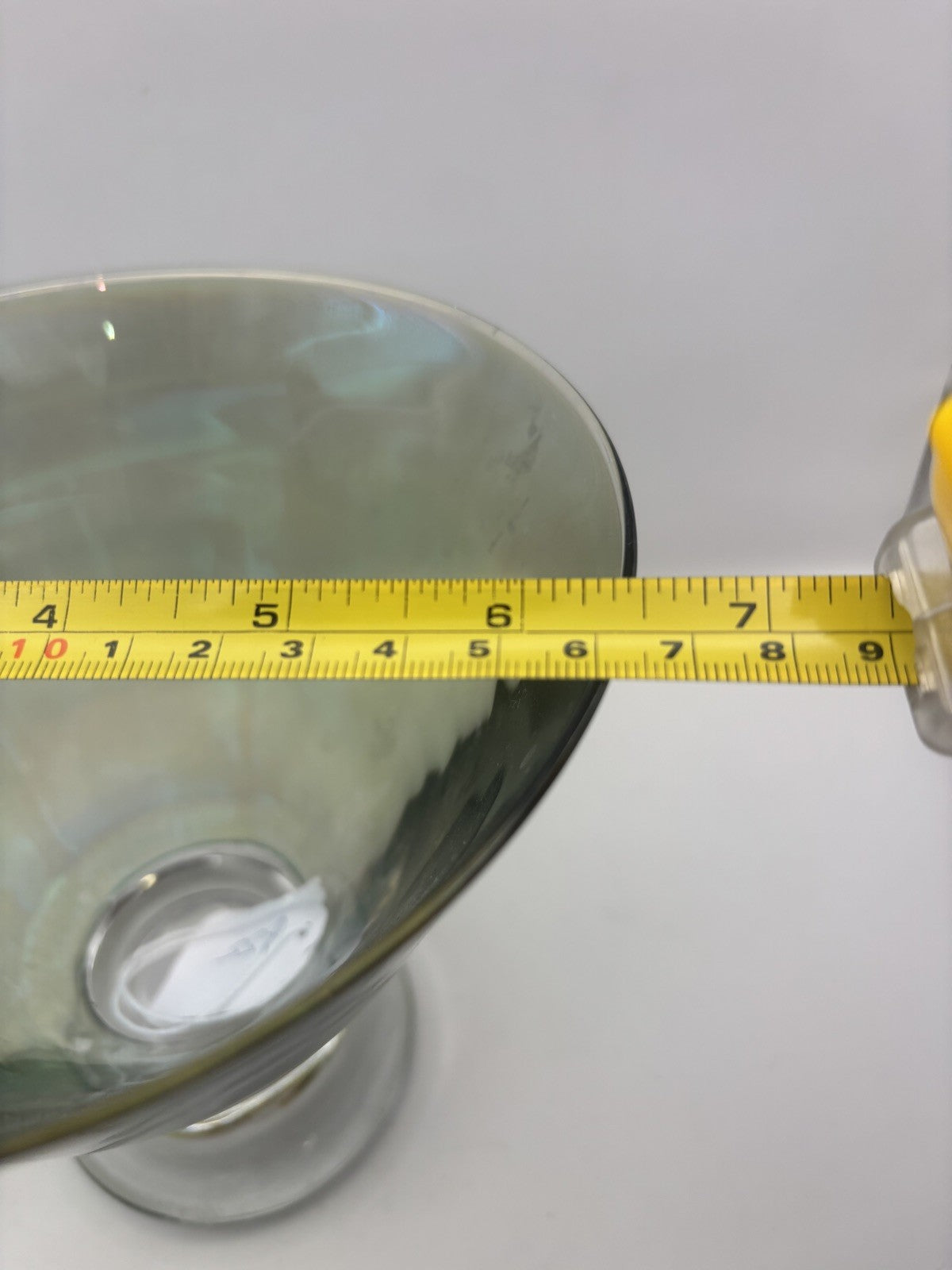 Beautiful rare Vintage Green Glass Bowl