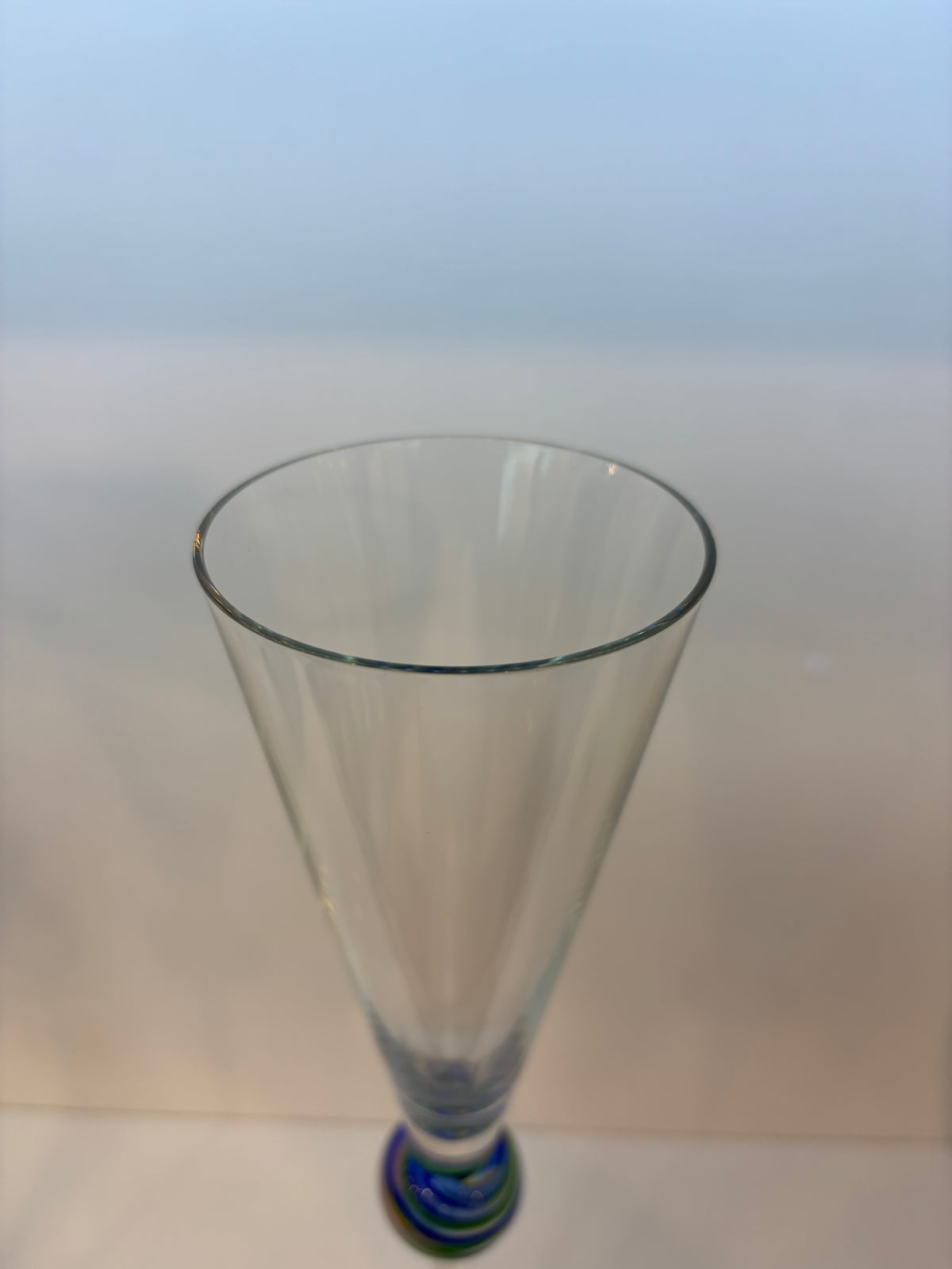 Champagne Flute Glass "jewel" Model By Rosenthal 1980s