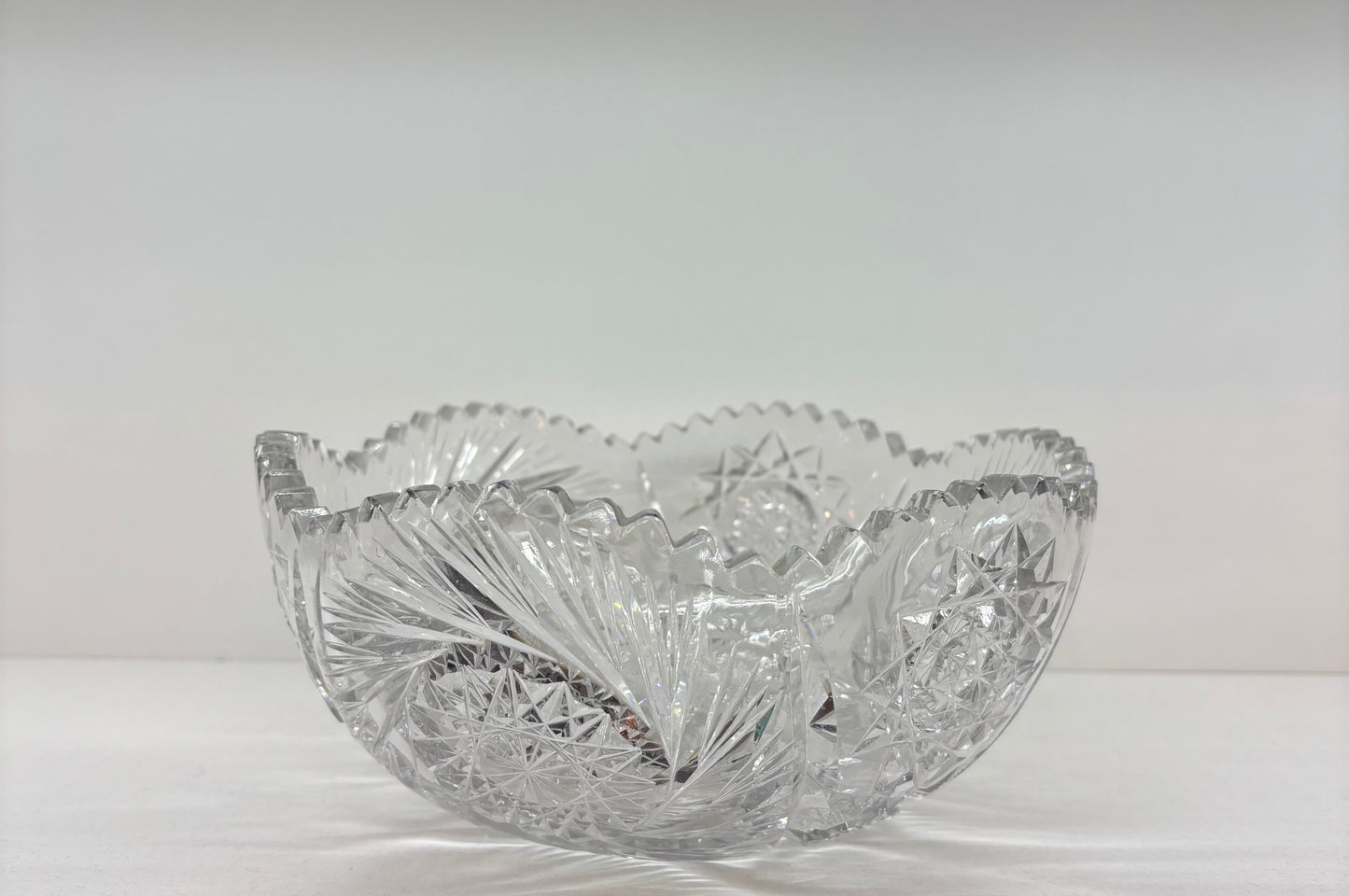 American Brilliant Period Cut Glass Bowl