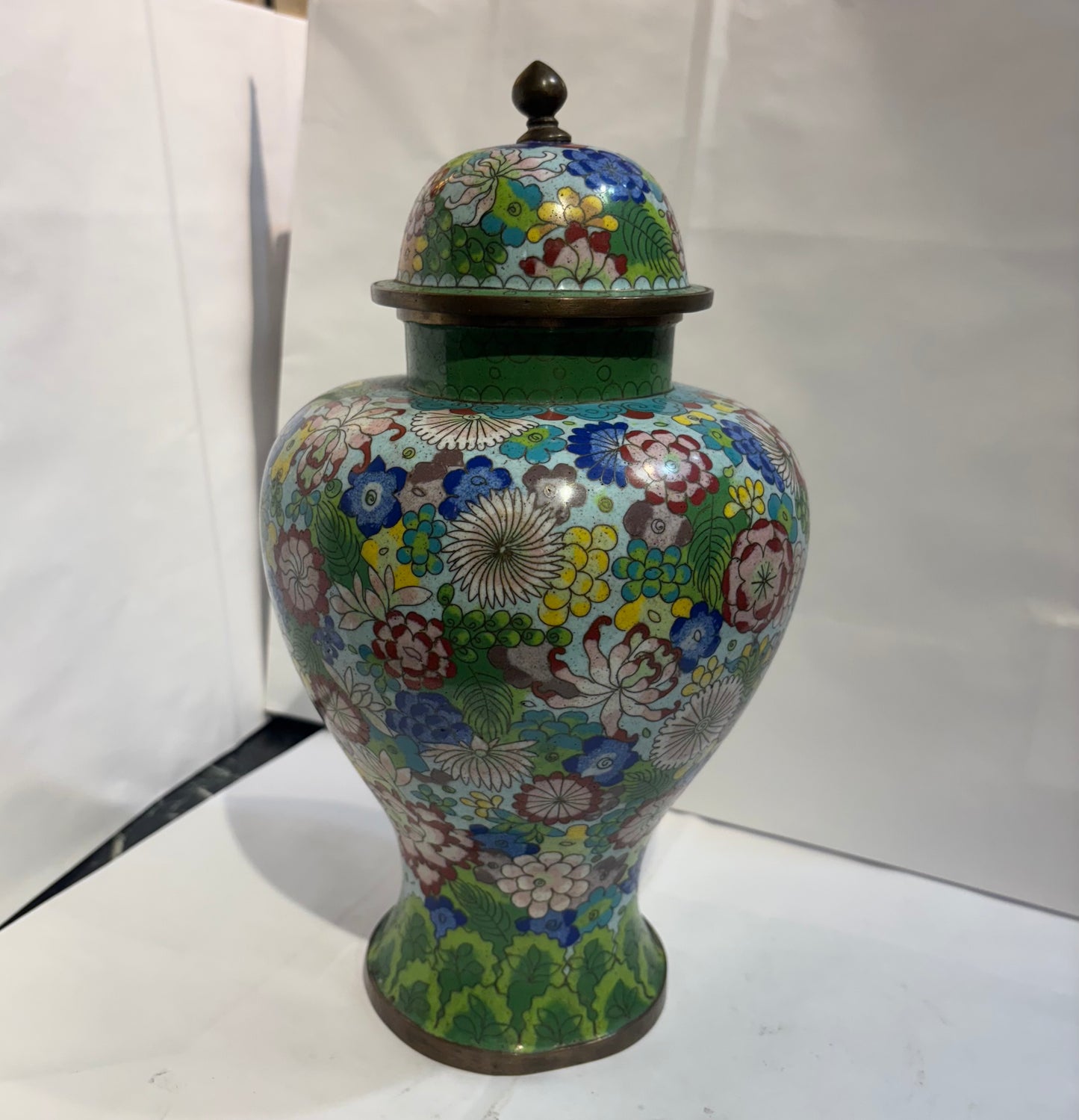 Antique Chinese Cloisonné ginger jar