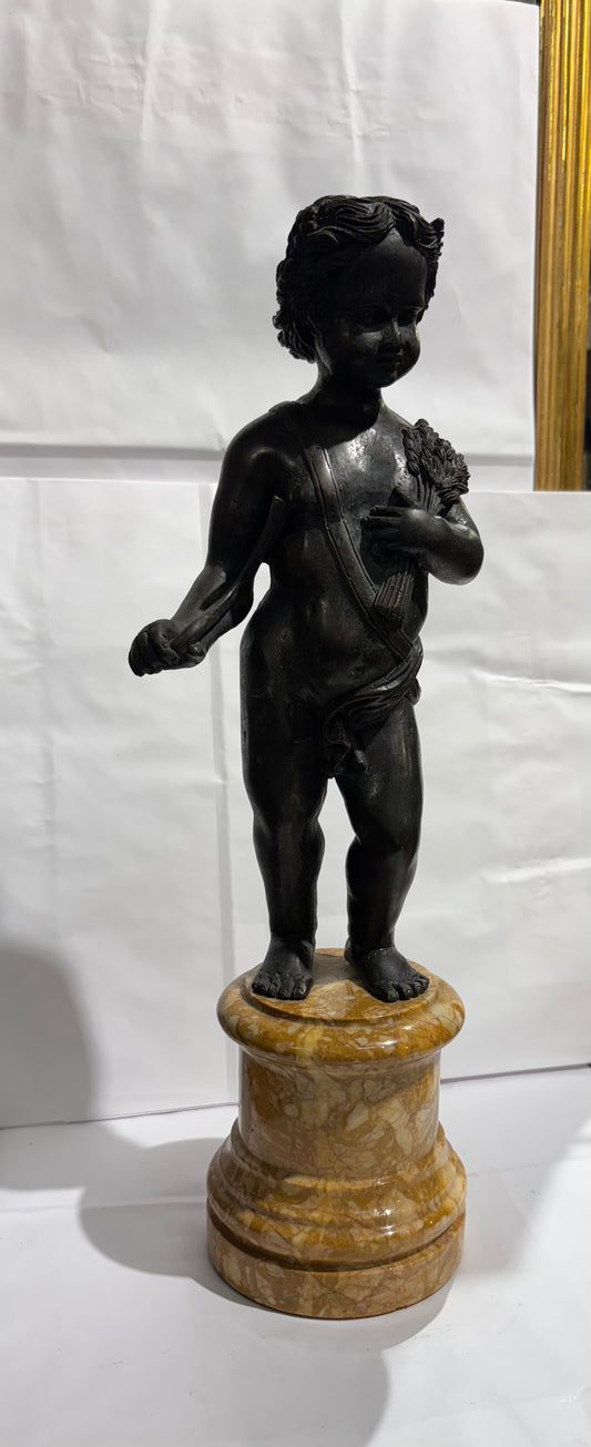 European bronze statue 16 1/8” inch tall