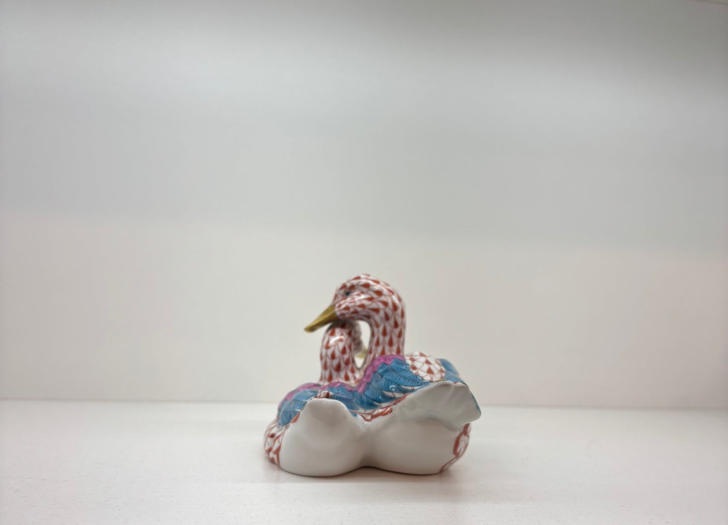 Herend Hvngary Handpainted Porcelain duck’s figurine