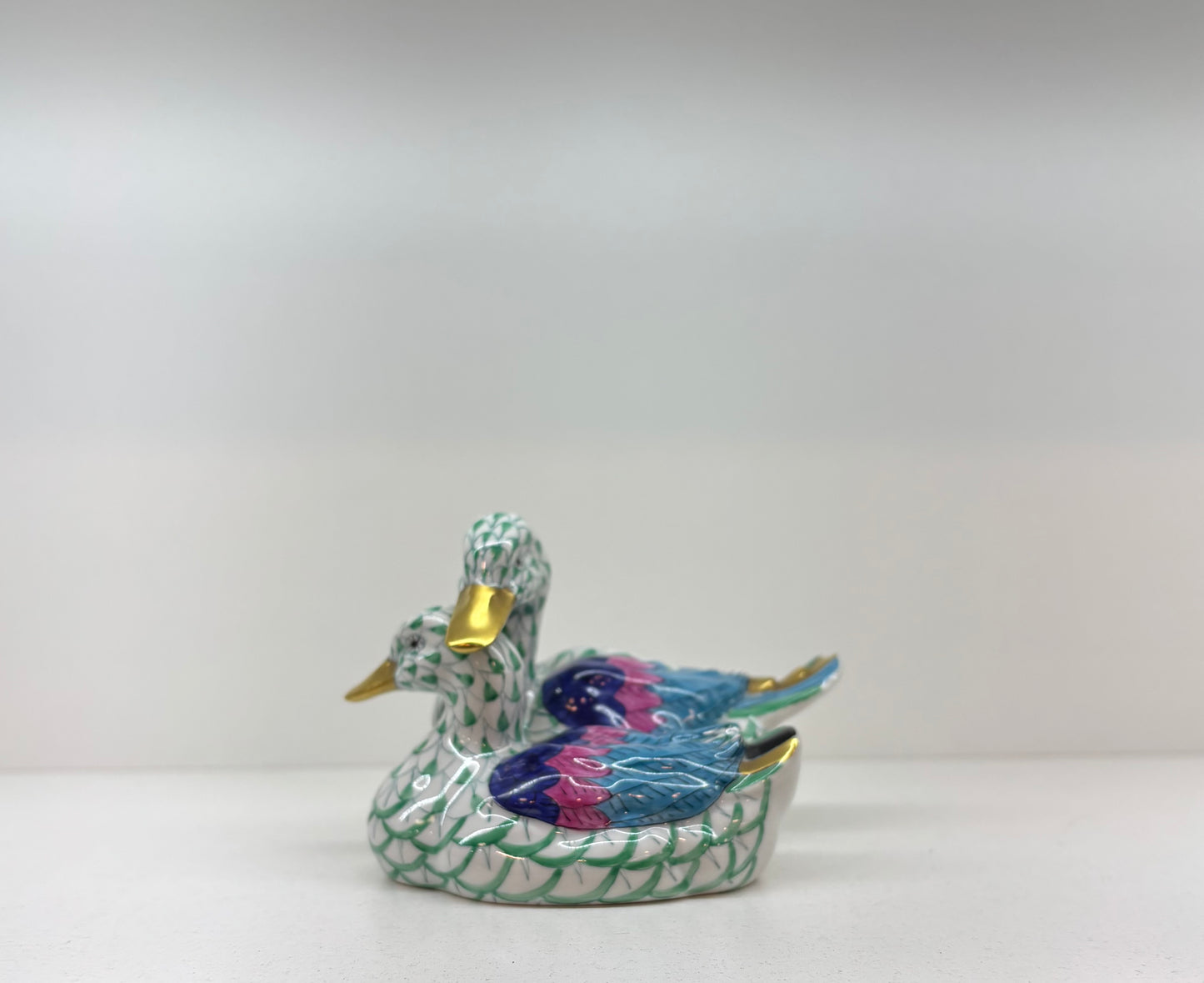 Herend Hvngary Handpainted Porcelain duck’s figurine