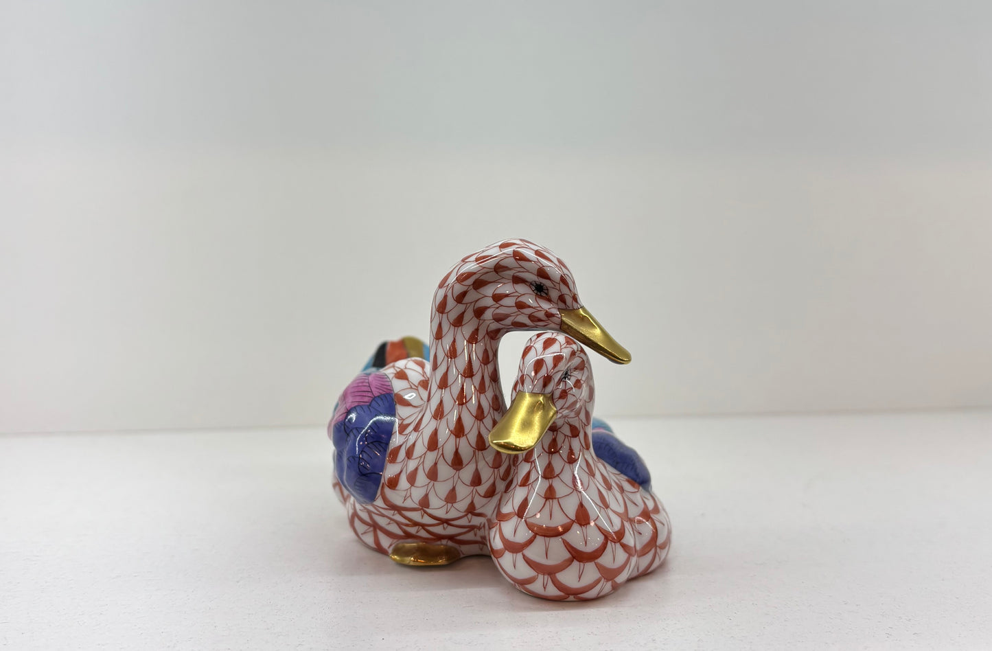 Herend Hvngary Handpainted Porcelain duck’s figurine