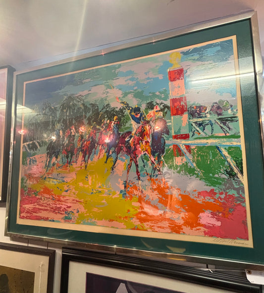 LeRoy Neiman - Florida racing