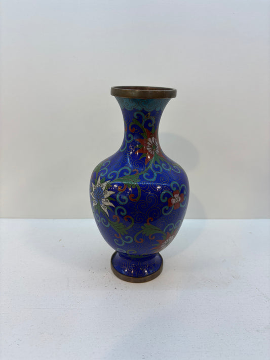 Vintage cloisonné Vase 5 1/2”