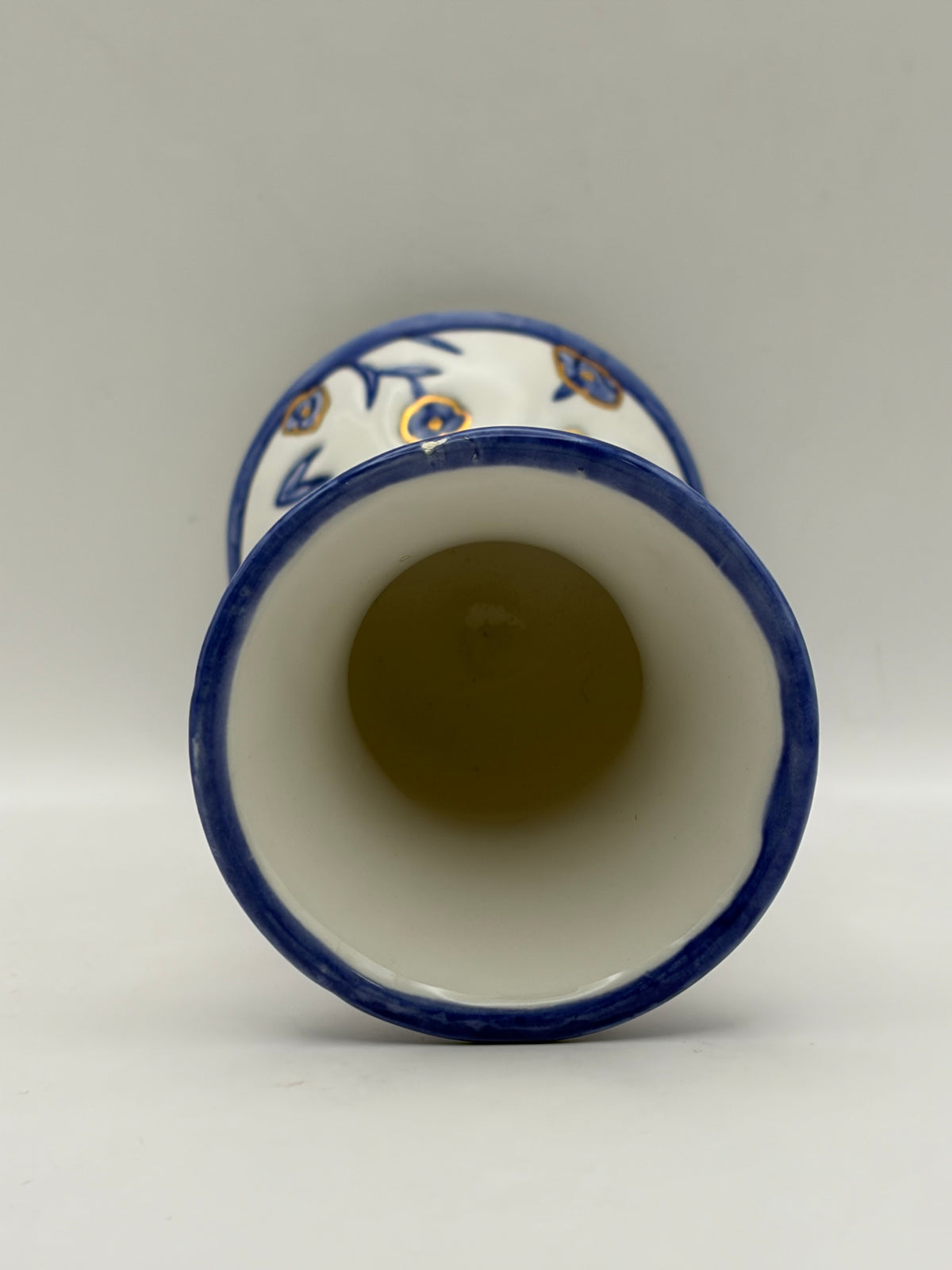 Judaism Hebrew Inscribed Plate Set w/ Kiddush Cup & Ceramic Holders