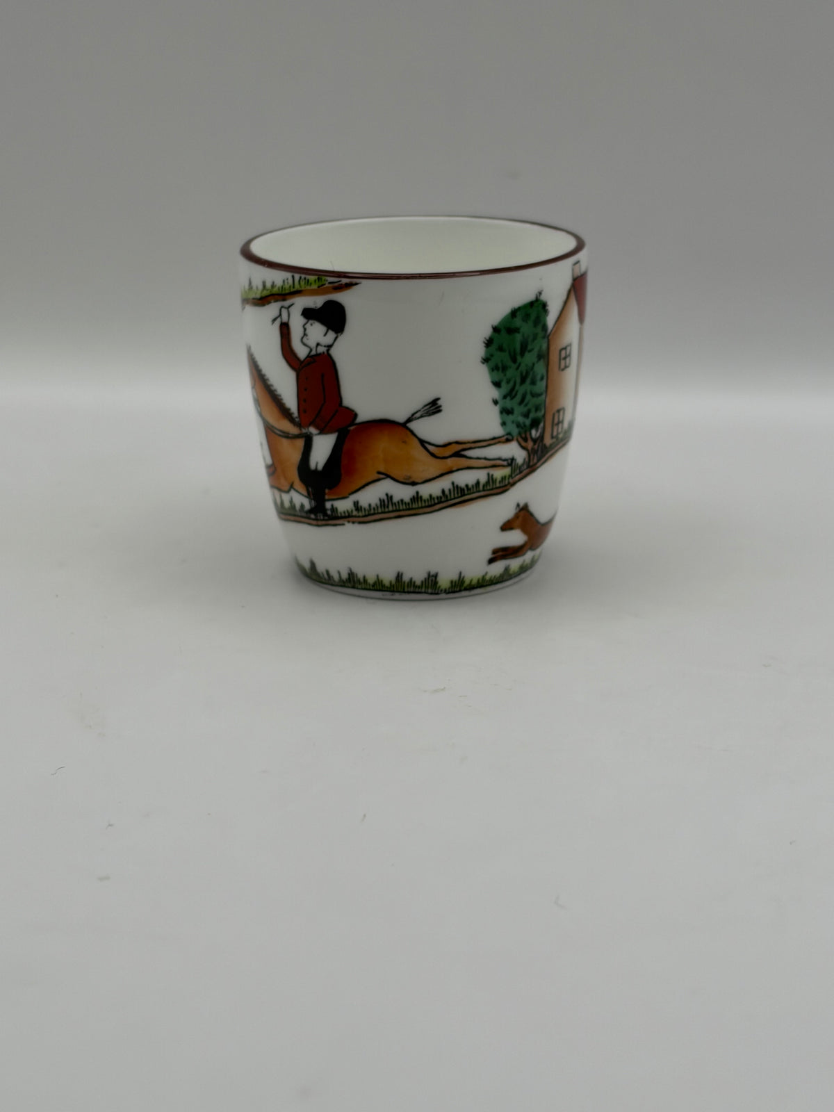 Fine Bone China Crown Staffordshire Bone China Mug 1/2 Pint Hunting Scene