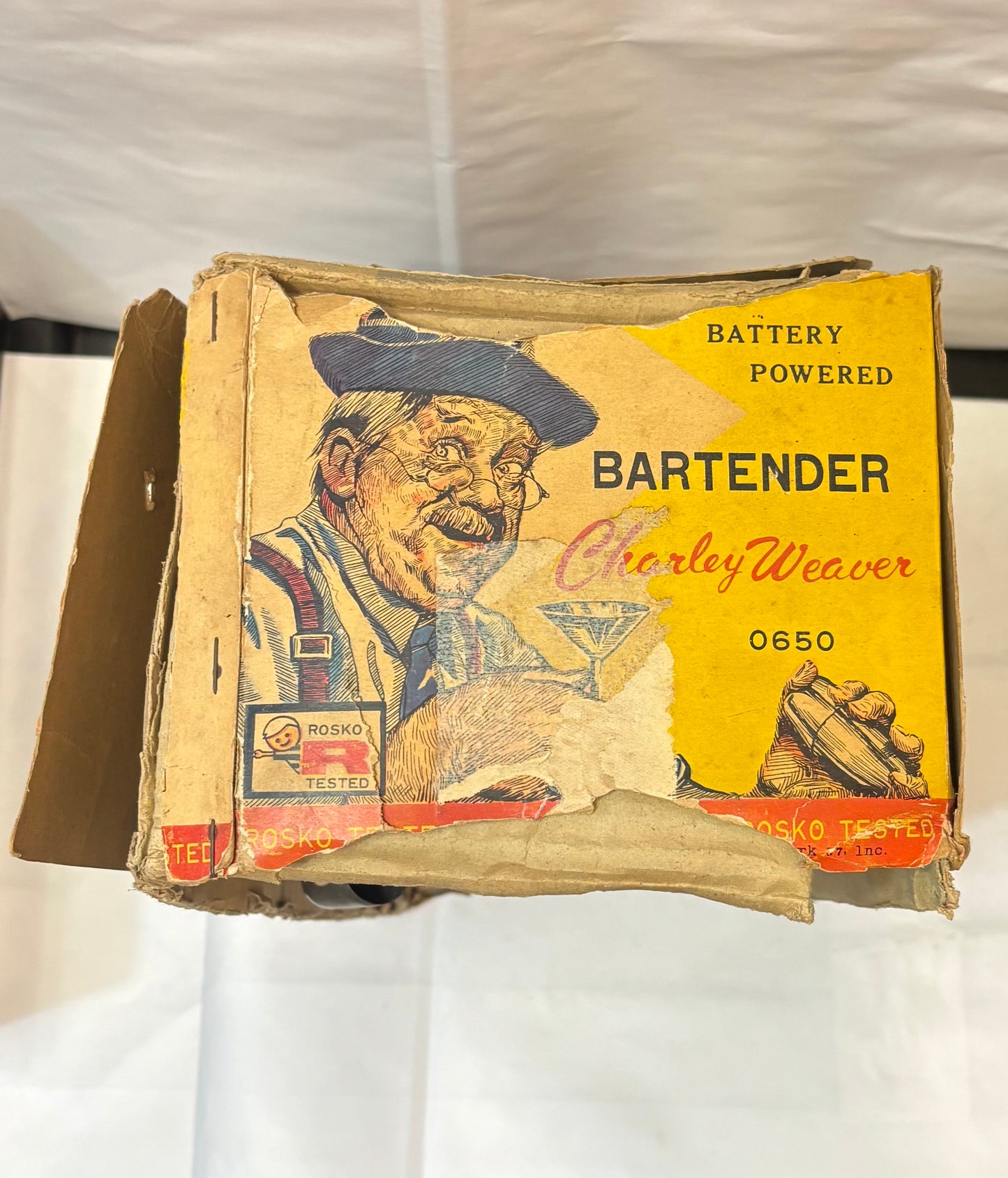 1960’ Charlie Weaver Bartender Japanese Toy.