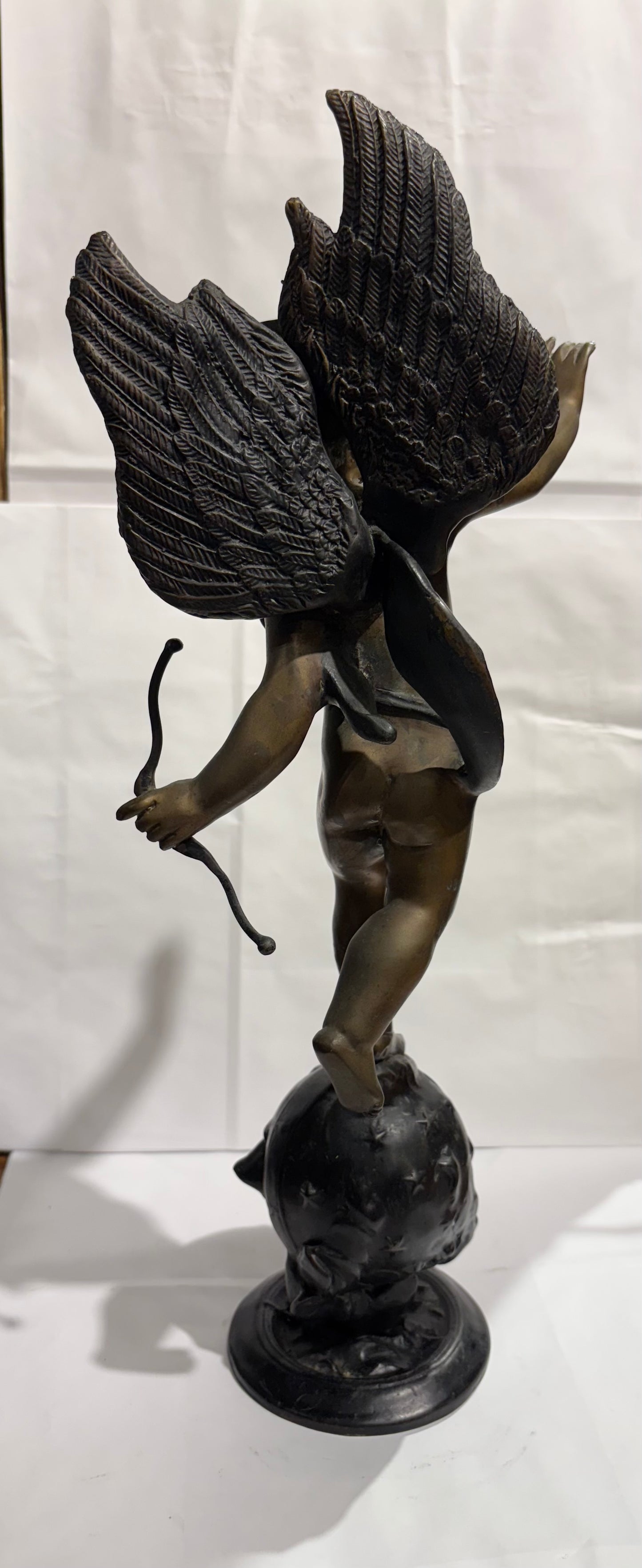 Bronze Cupid Eros Statue.