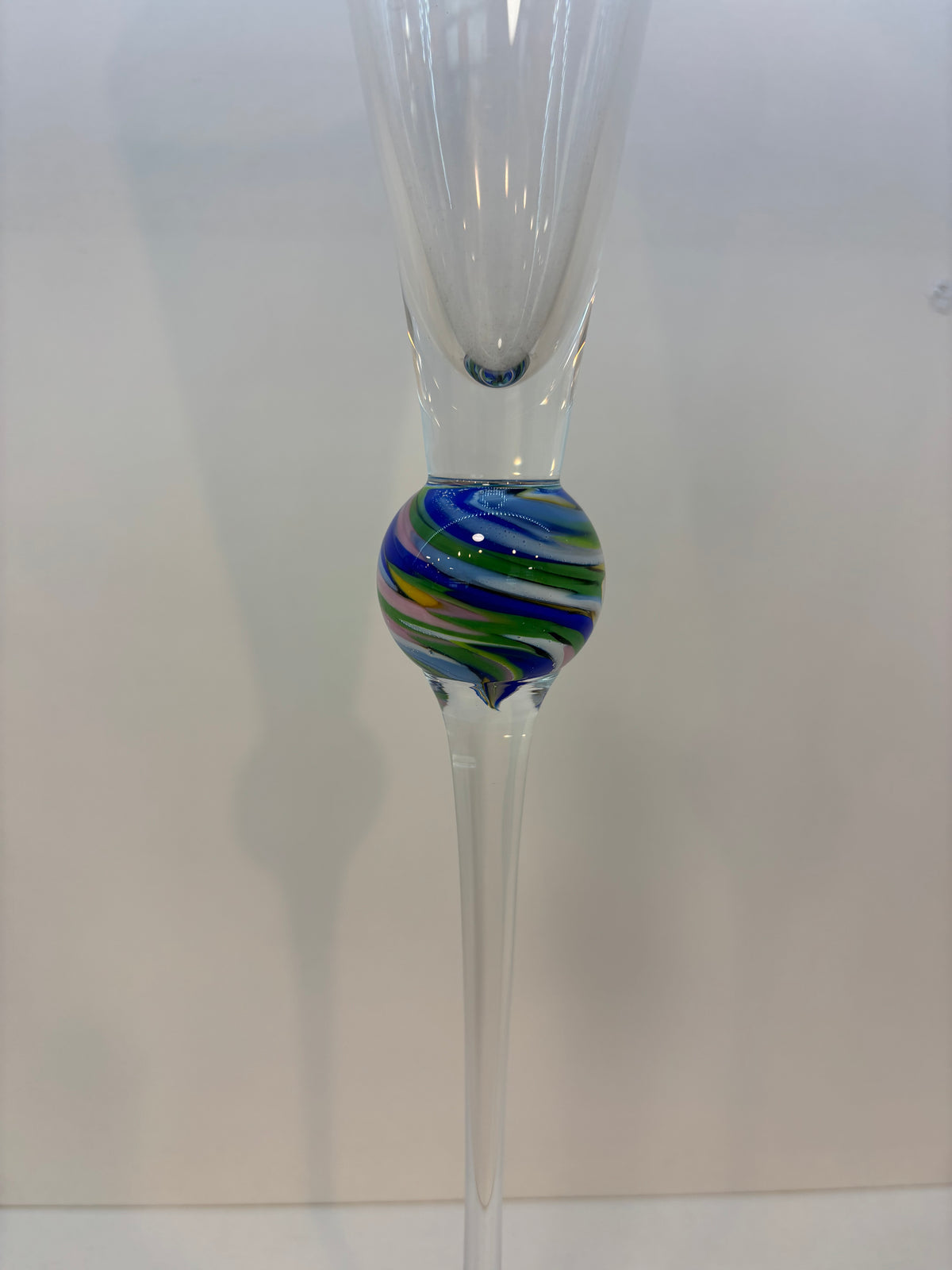 Champagne Flute Glass "jewel" Model By Rosenthal 1980s