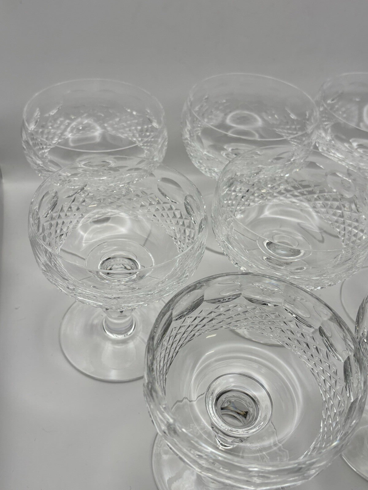 Colleen Short Stem (Cut) by WATERFORD CRYSTAL Wine Glasses Set of 8