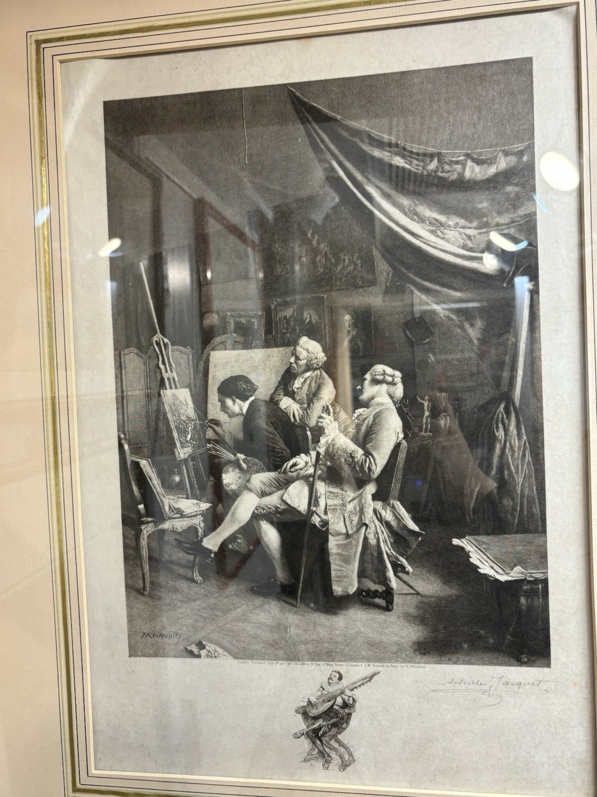 The Painter by Léopold Flameng by Jean-Louis-Ernest Meissonier 1869