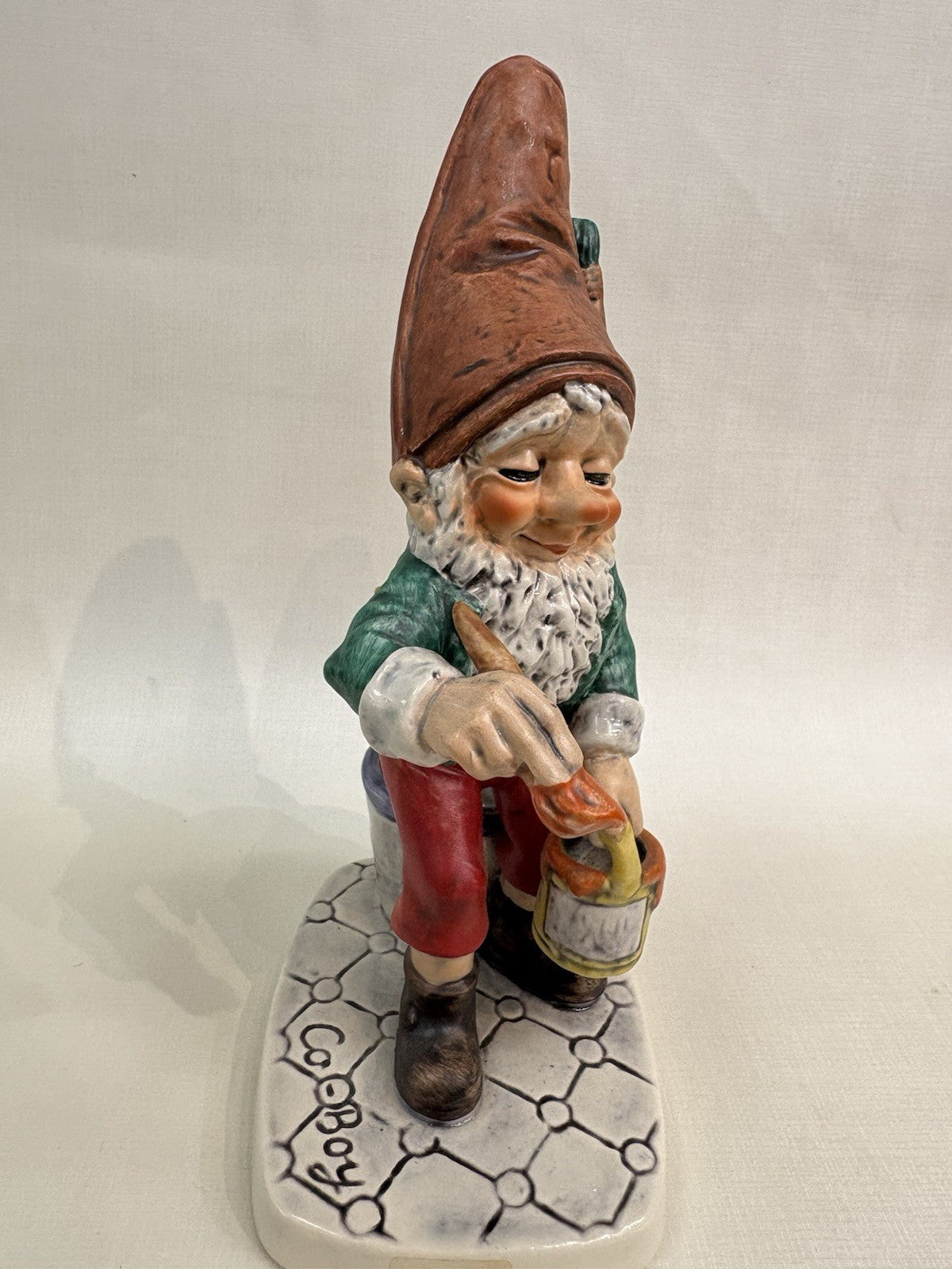Goebel Co-Boy gnome figurine, specifically "Kuni the Painter".