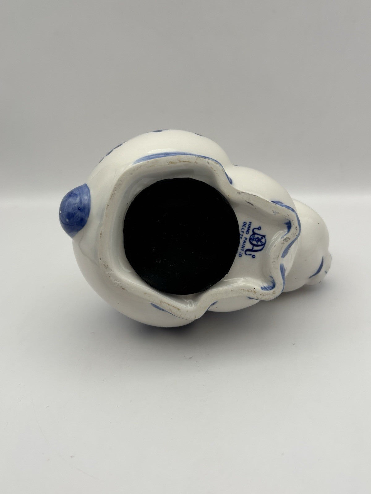 Delft Blue Bunny Rabbit Bank Delft Blue and White Porcelain Vintage Collectible