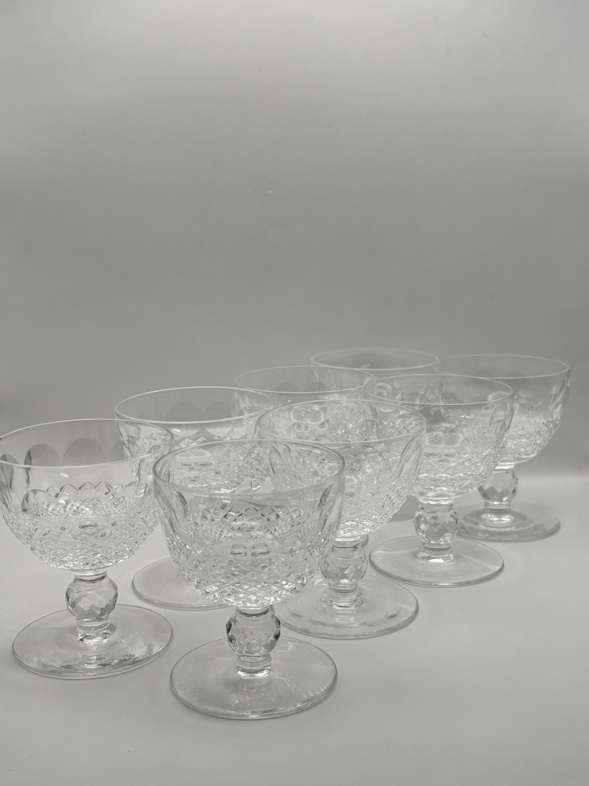 Waterford Crystal Colleen Short Stem claret wine glass Set Of 8