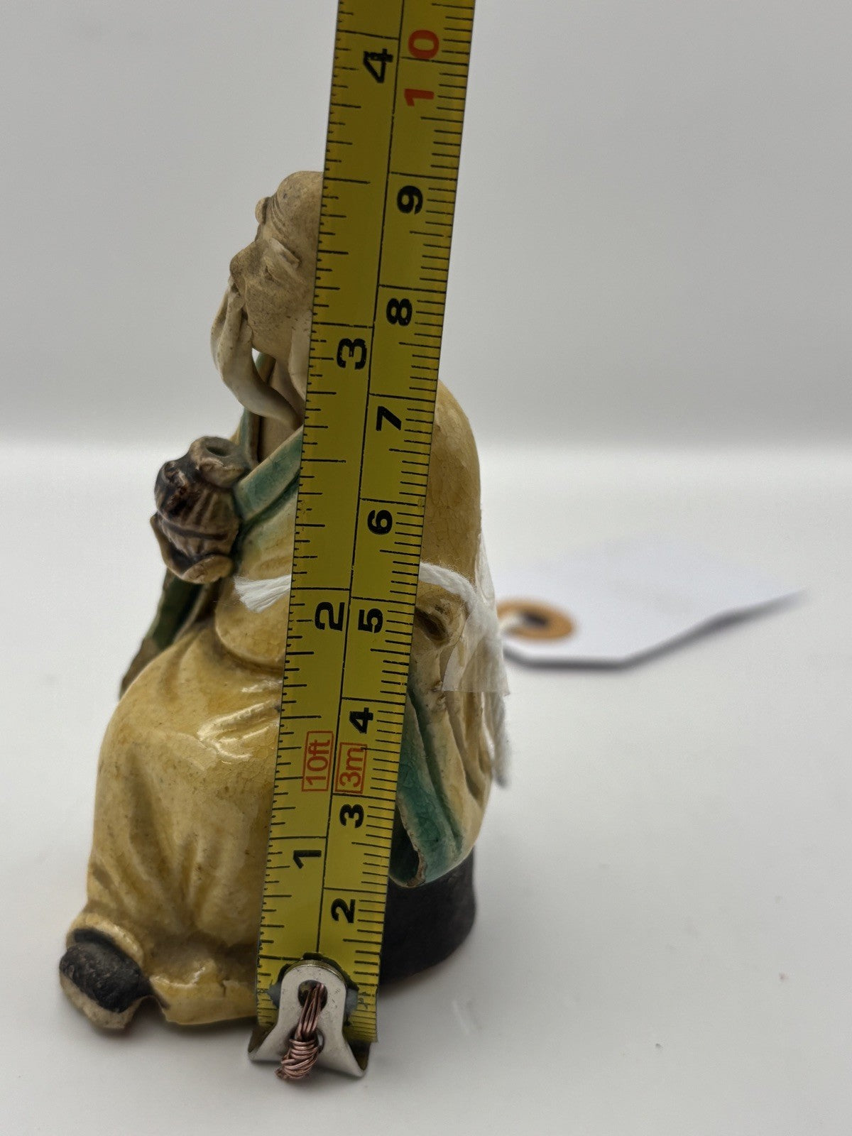 Vintage  Chinese Mudman Collectible Figurine 3.7”