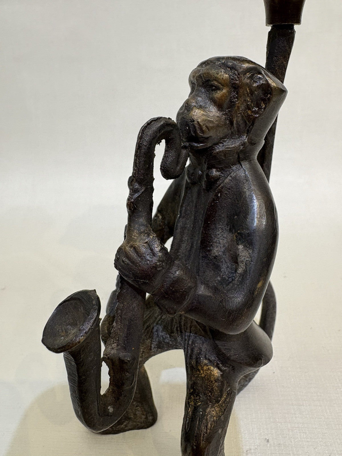 Brass Monkey Playing Saxophone