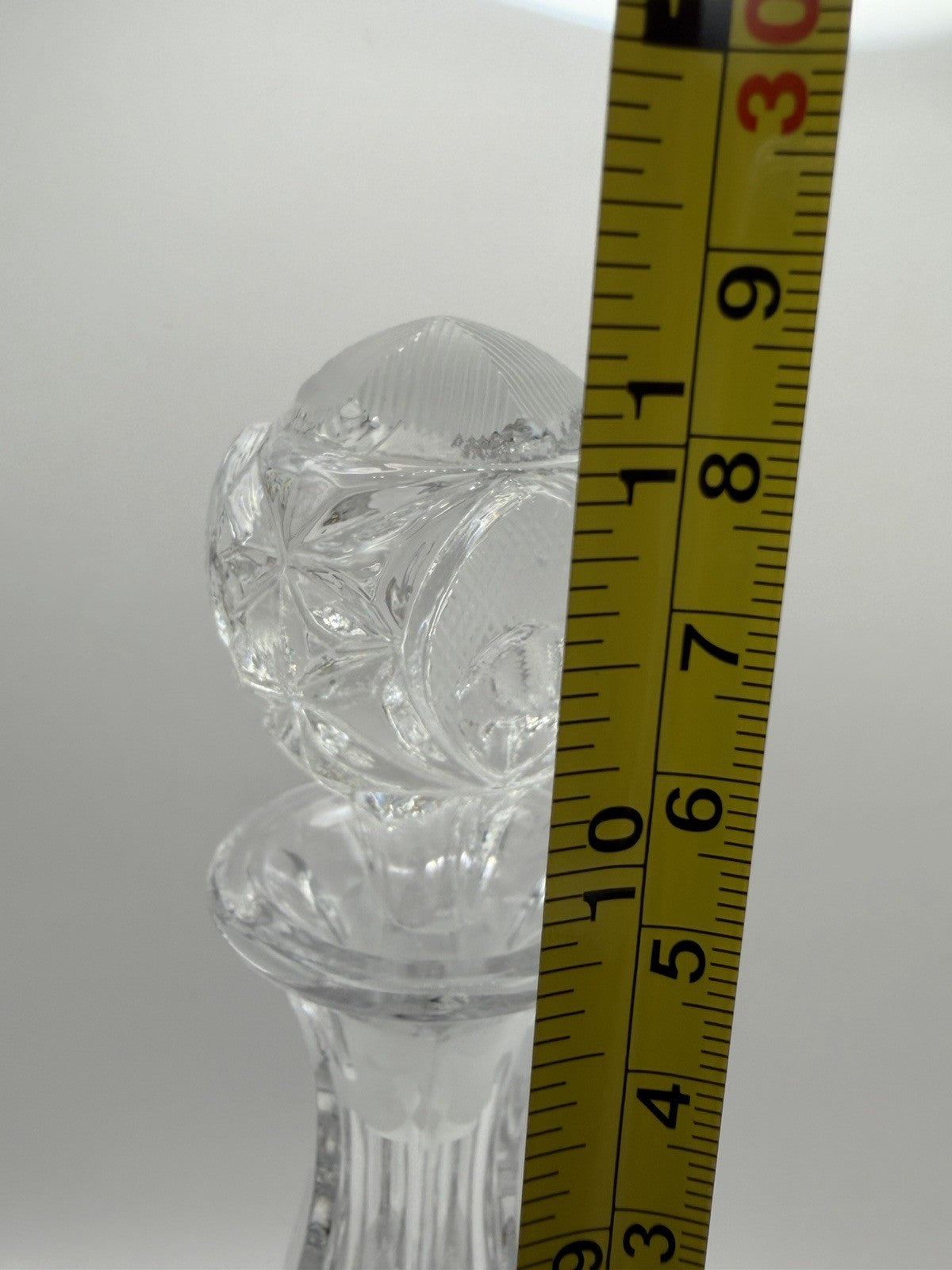 Vintage Cut Lead Crystal Glass Ships Decanter PeeDee Germany 24% Lead Crystal