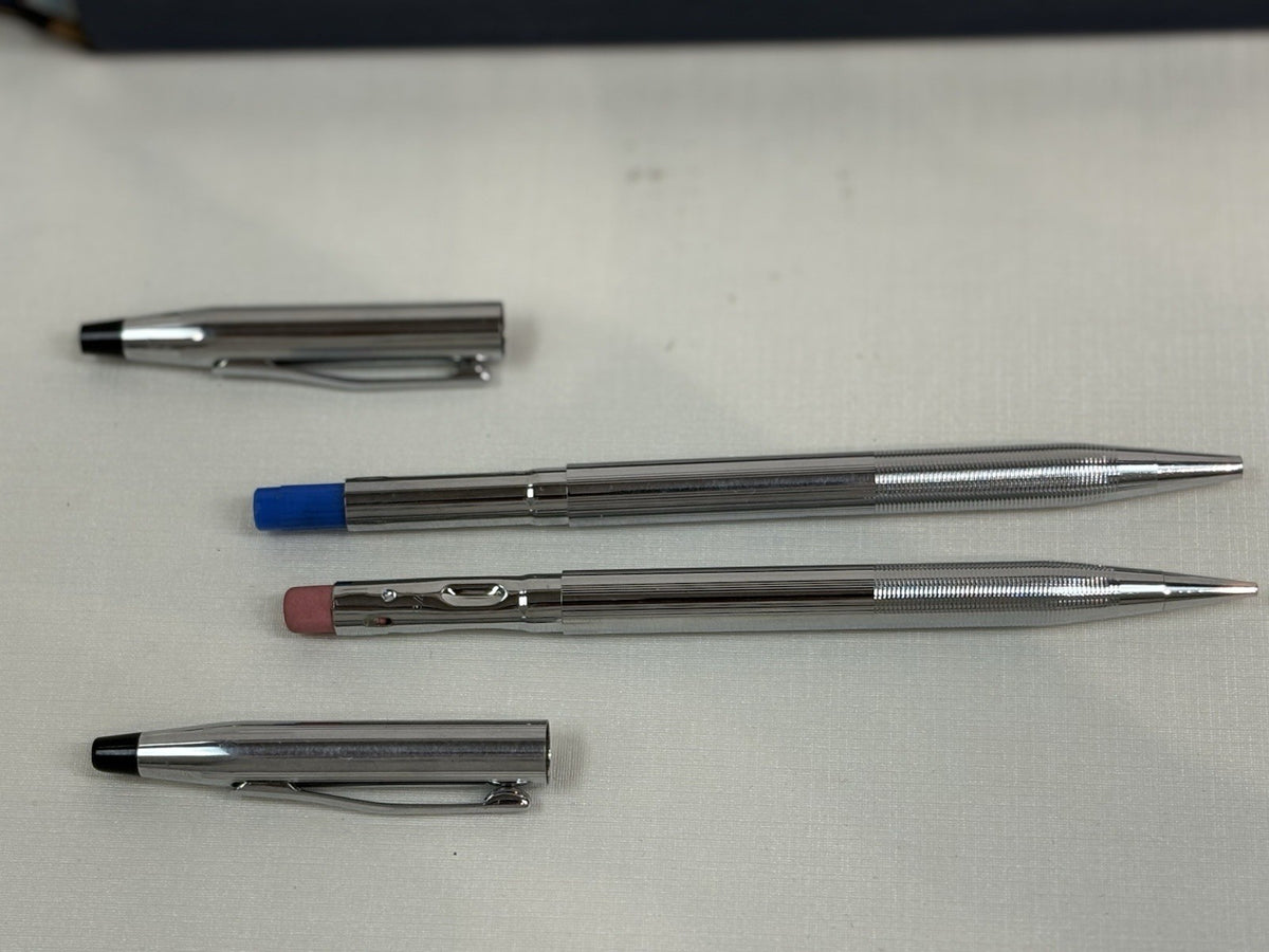 Cross "Lustrous Chrome" Ballpoint Pen in Original Box  Vintage