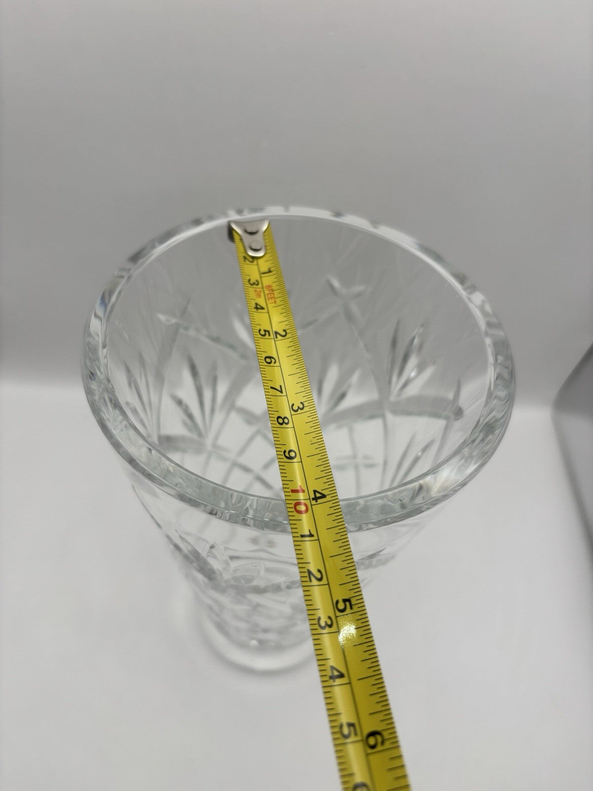 Waterford Crystal Innisfree 8 Pedestal Footed Vase. Excellent Condition
