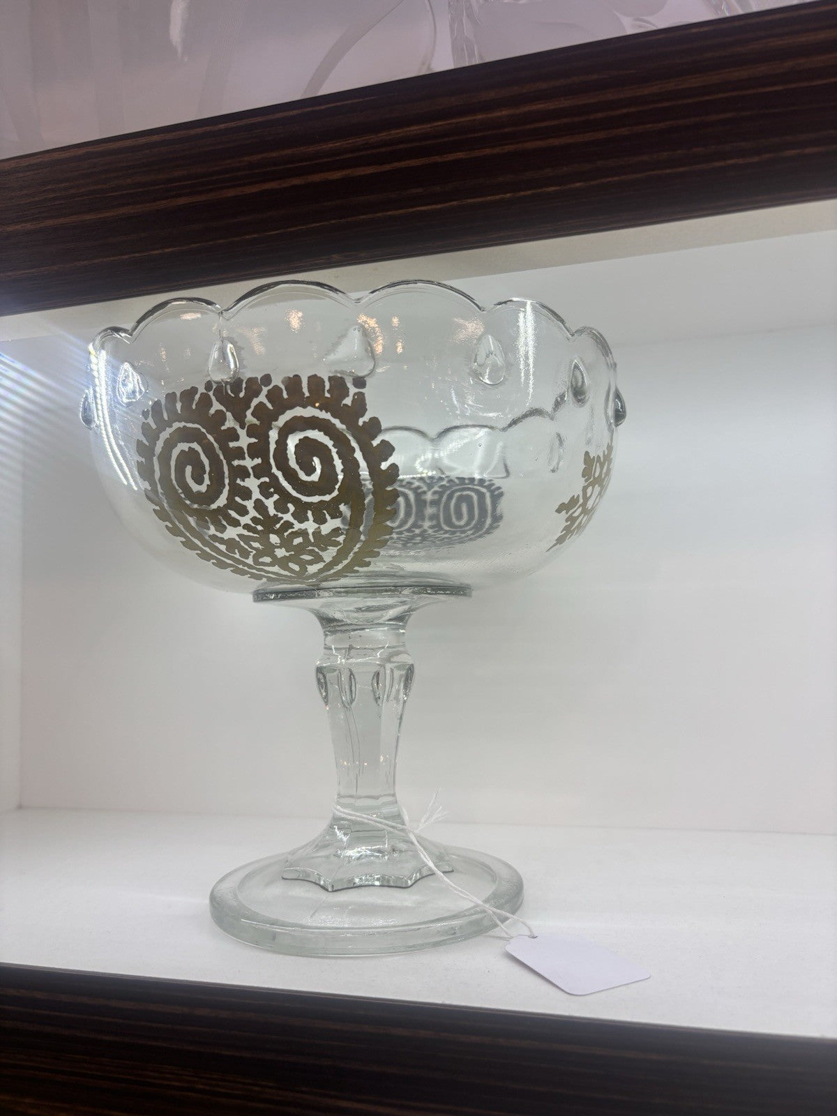 vintage  fruit bowl serving Bowl,  glass Bowl