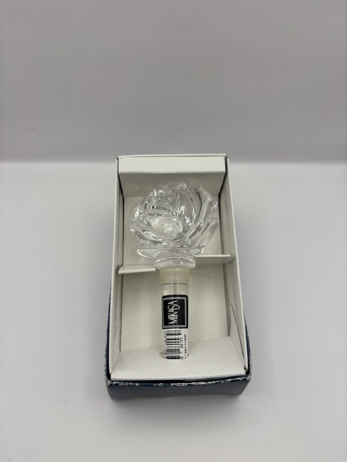 New Dinning Vintage Crystal Rose Wine Bottle Stopper Made In Austria with Box