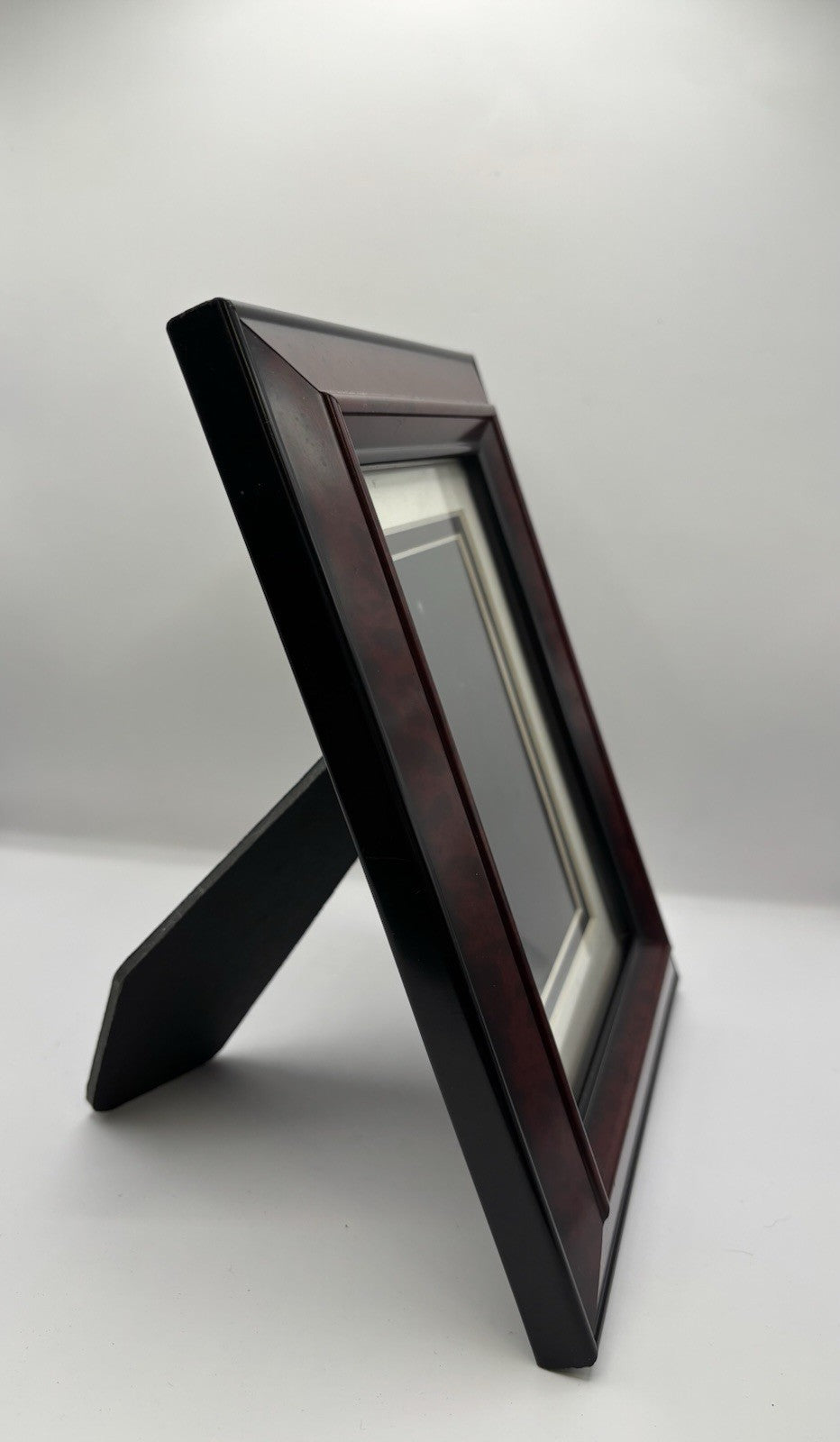 Double Diploma Photo Picture Frame Cherry Wood 7x9 5x7