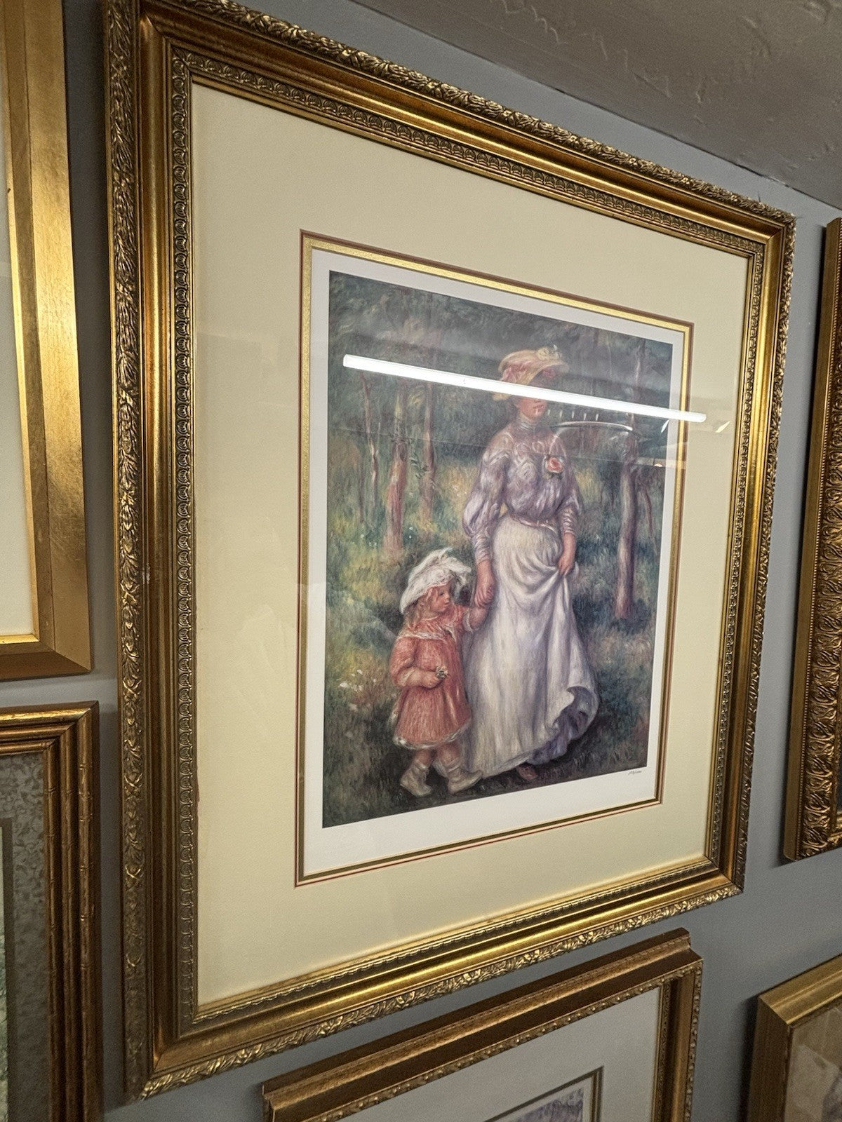 The Promenade by the French artist Pierre-Auguste Renoir.  183/1000