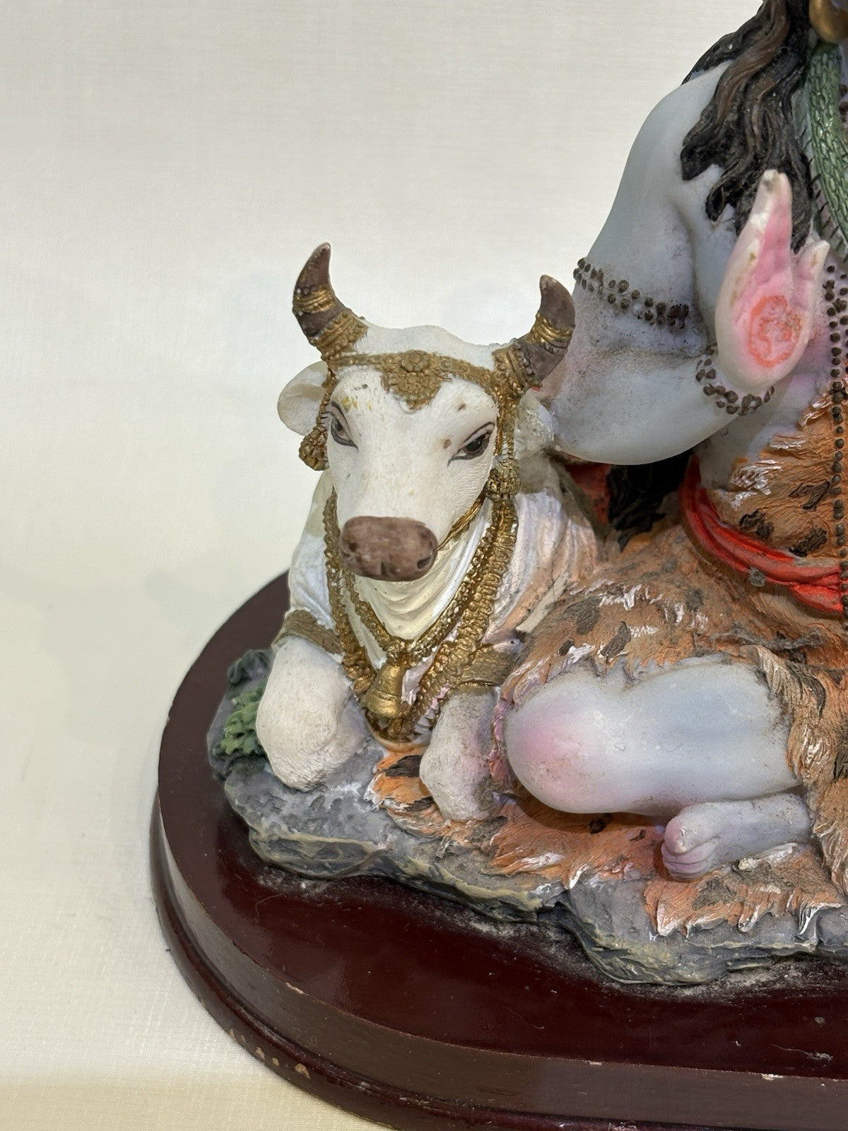 Hindu God Lord Shiva Statue - 3.8”H Indian Idol Shiva for Car Dashboard De