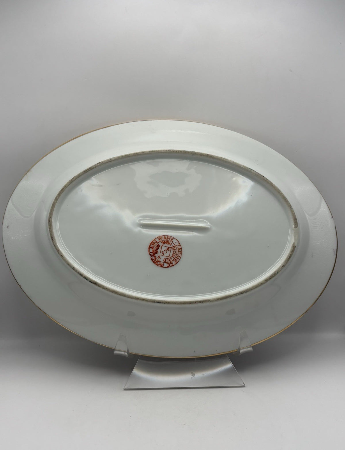 Japanese Porcelain Ware Teapot Hand Decorated in Hong Kong A.C.F