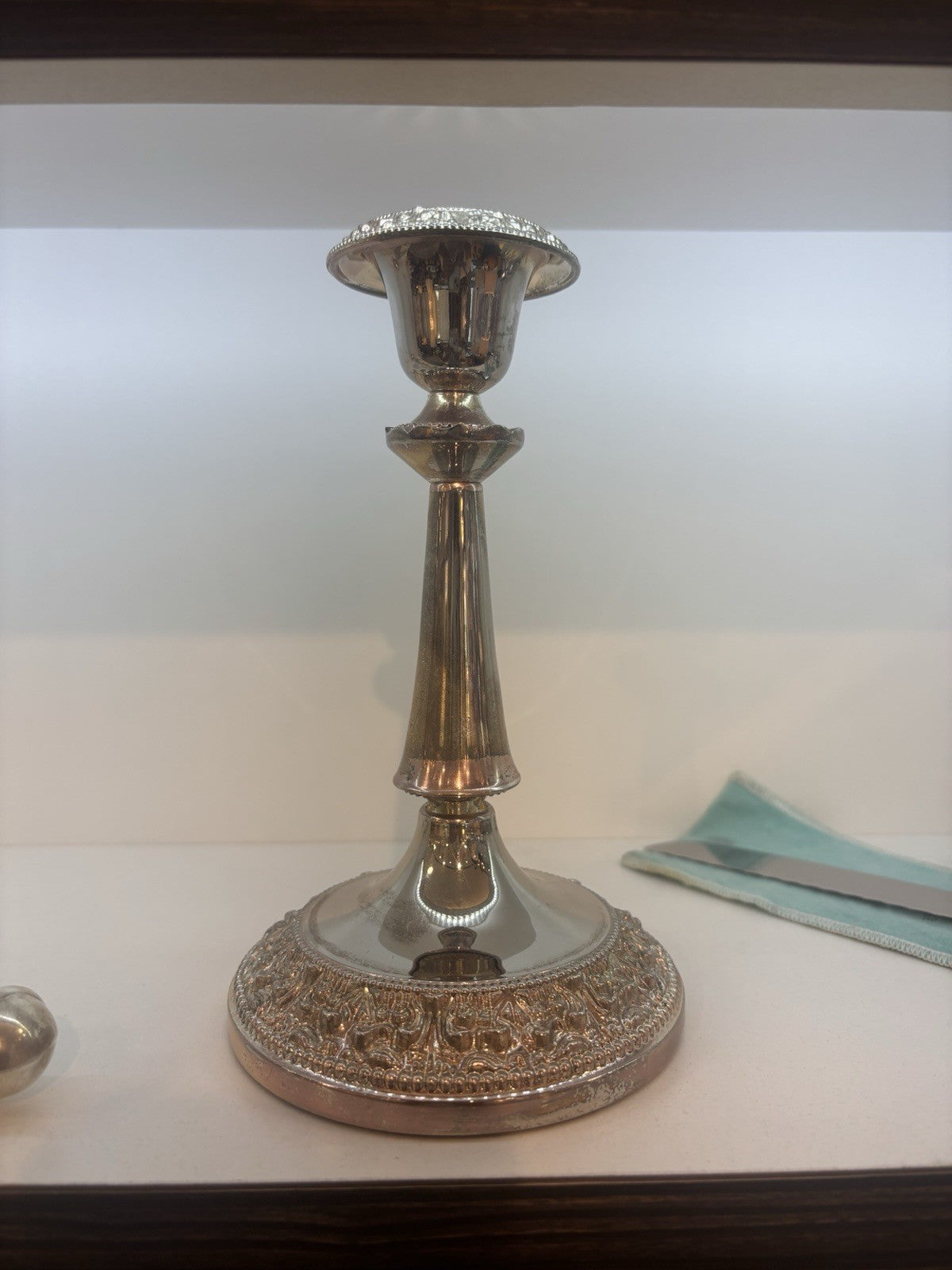 Vintage silver plated Candle Holder