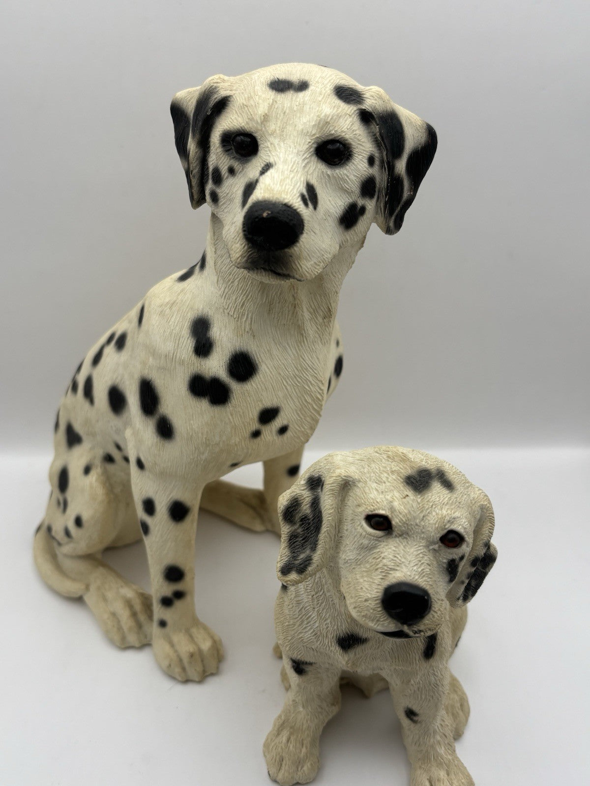 Living Stone 1988 Set of Dalmatians Dogs Figurines Lot of 2 Vintage