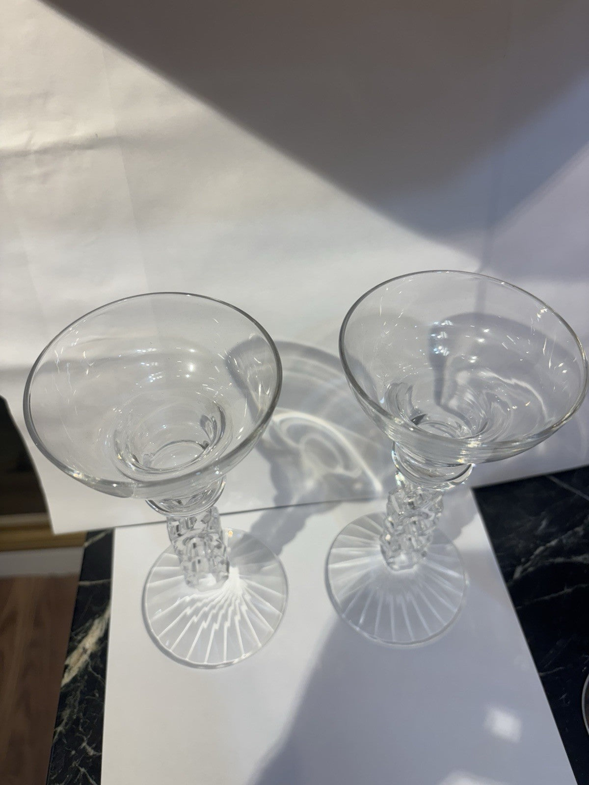 Crystal D’arques Frances Millennium Candlesticks Set of 2