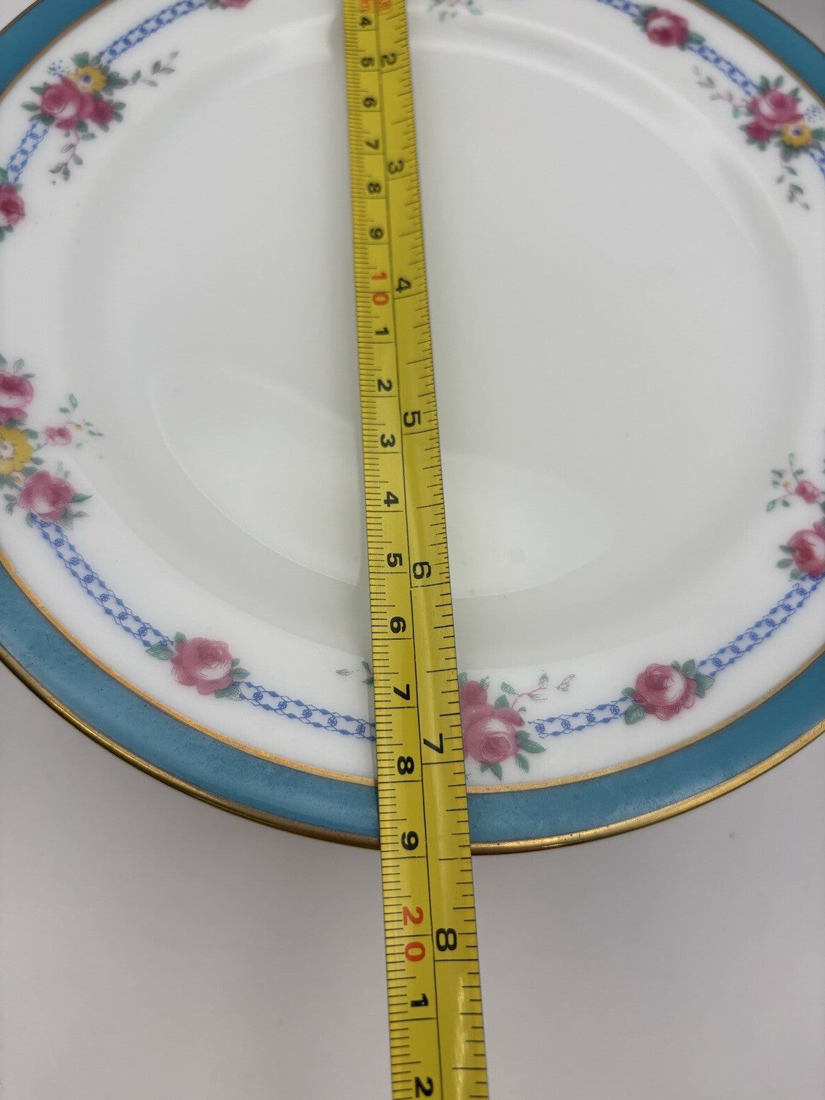 Set of 6 T&V Limoges Plate with A Floral Design France Antique Vintage Plates