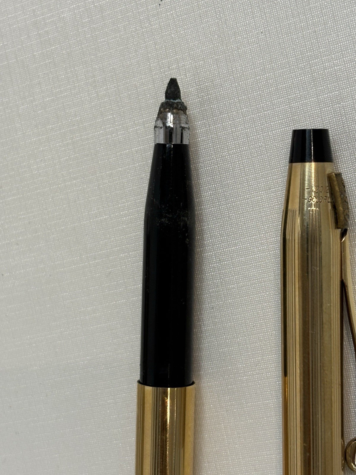 12k Gold-Filled Soft-Tip Pen in Box w/black Ink Refill