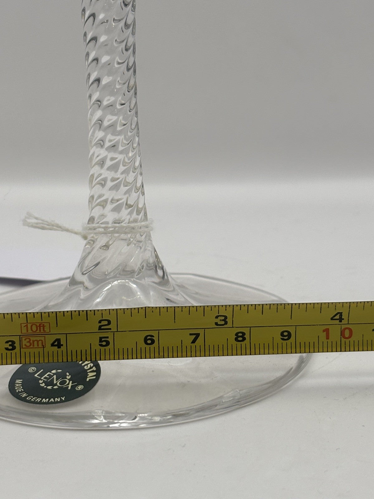 Lenox Crystal Candlesticks Set of 2 24% Lead Made In Germany